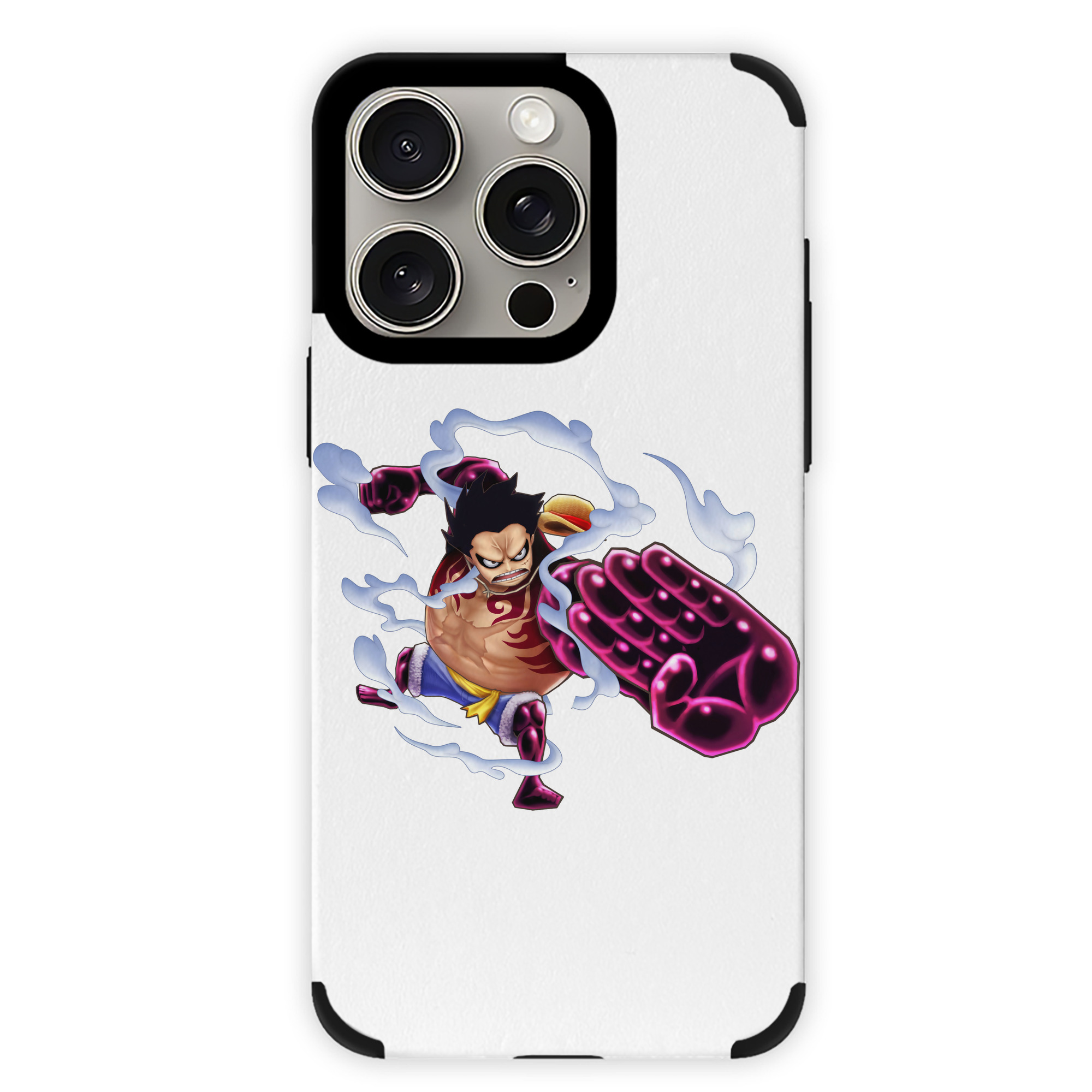 （画像用） ワンピース モンキー・D・ルフィ ONE PIECE Monkey D. Luffy 【iPhone15ProMax対応】 PUレザー スマホケース 耐衝撃＆黄変防止