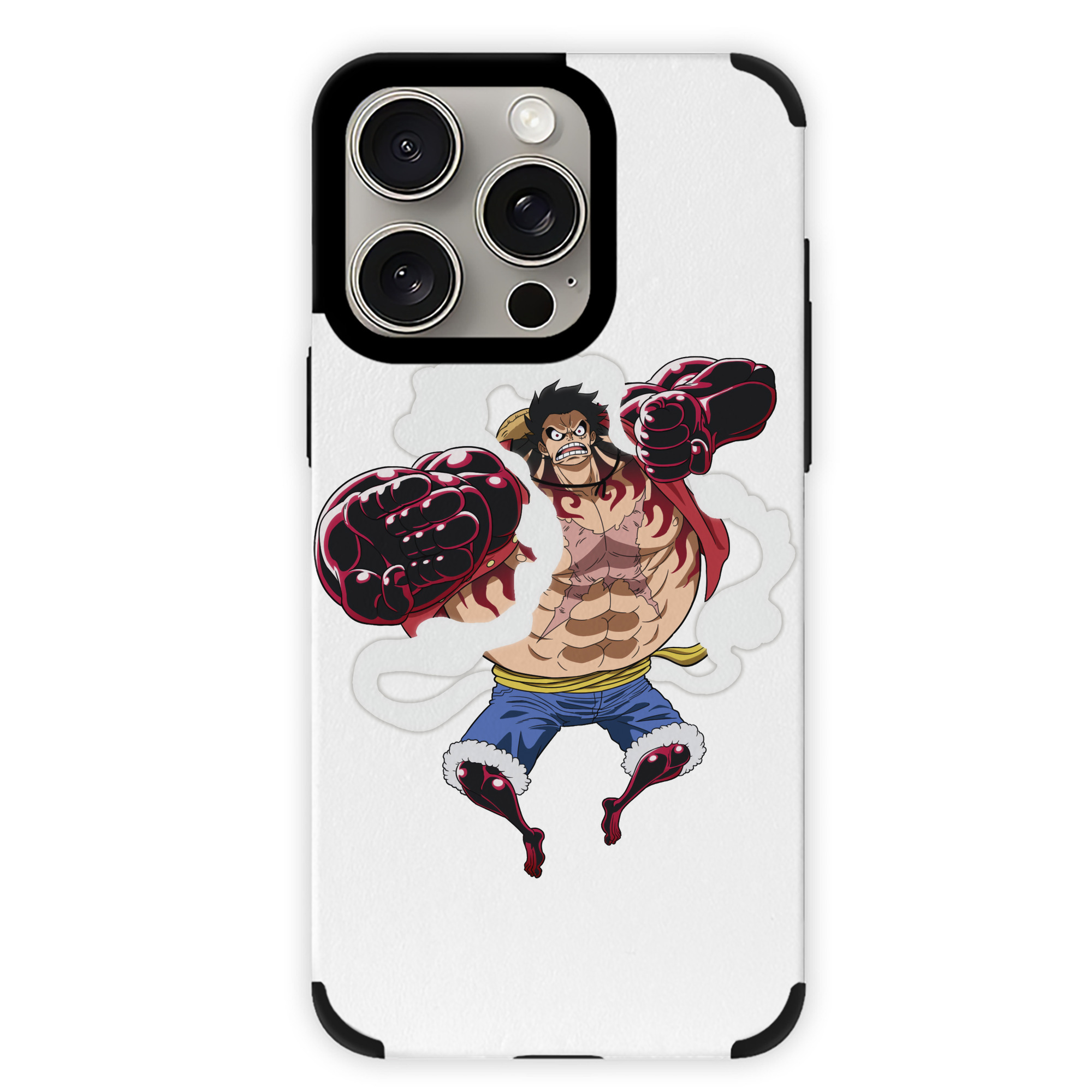 （画像用） ワンピース モンキー・D・ルフィ ONE PIECE Monkey D. Luffy 【iPhone15ProMax対応】 PUレザー スマホケース 耐衝撃＆黄変防止