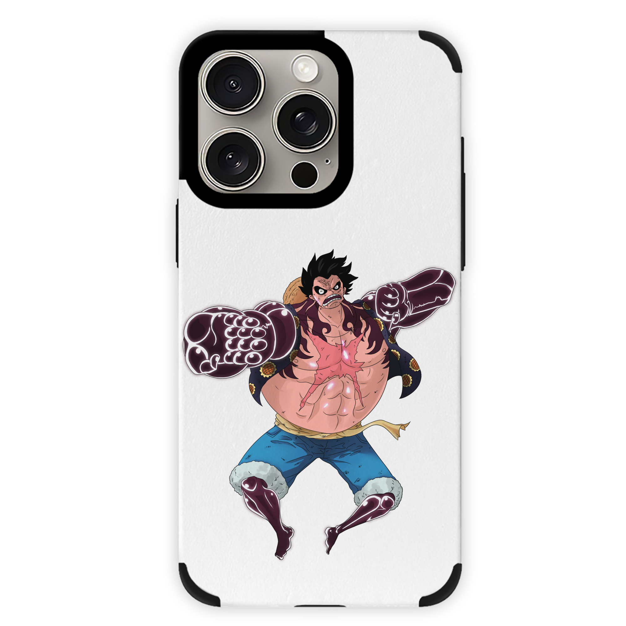 （画像用） ワンピース モンキー・D・ルフィ ONE PIECE Monkey D. Luffy 【iPhone15ProMax対応】 PUレザー スマホケース 耐衝撃＆黄変防止