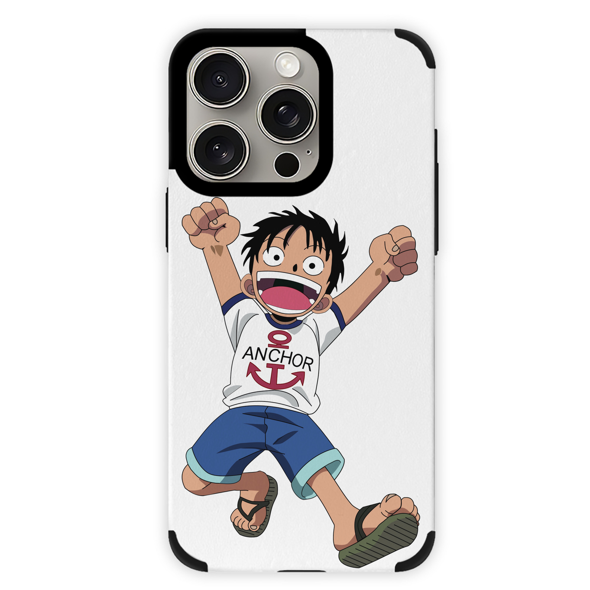（画像用） ワンピース モンキー・D・ルフィ ONE PIECE Monkey D. Luffy 【iPhone15ProMax対応】 PUレザー スマホケース 耐衝撃＆黄変防止
