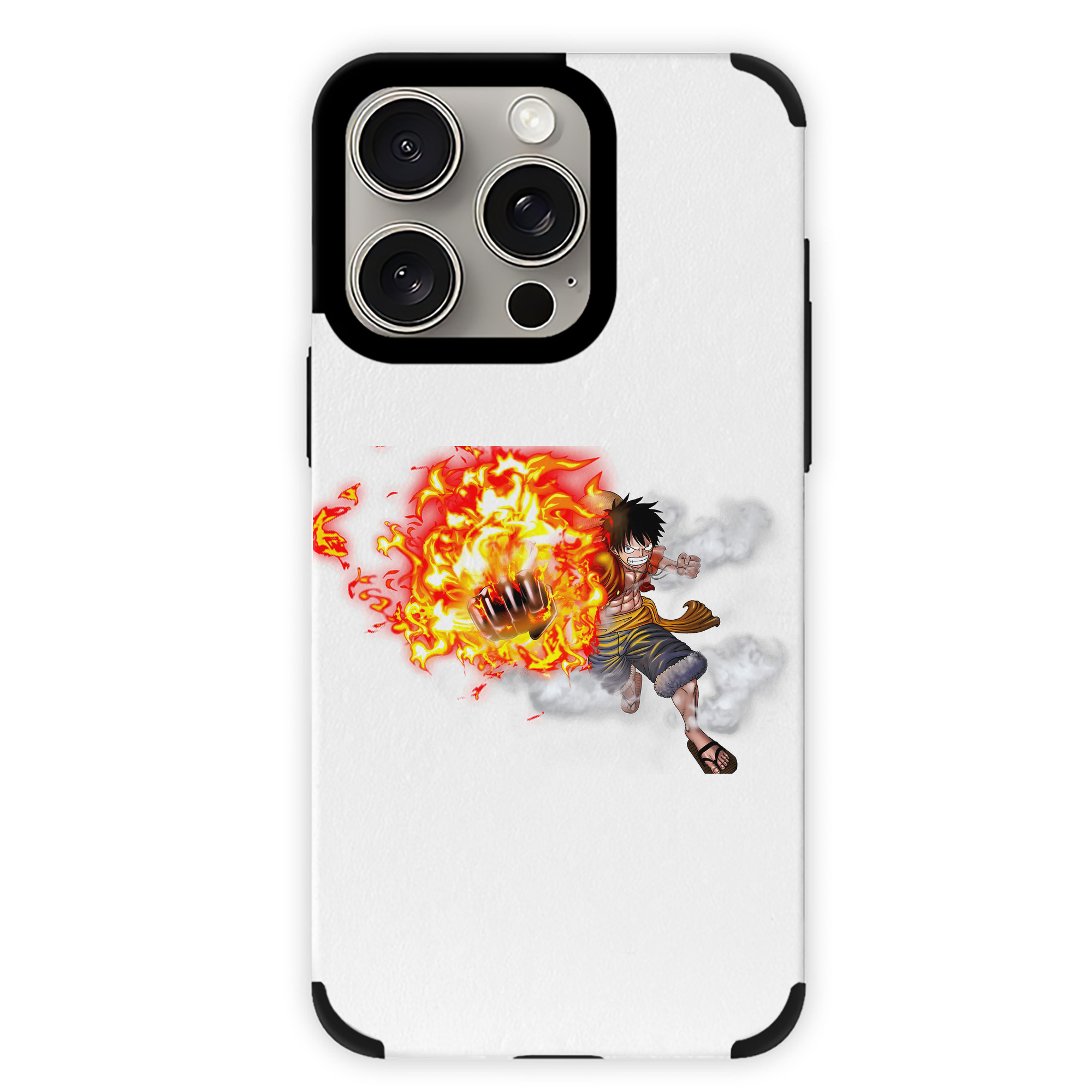 （画像用） ワンピース モンキー・D・ルフィ ONE PIECE Monkey D. Luffy 【iPhone15ProMax対応】 PUレザー スマホケース 耐衝撃＆黄変防止