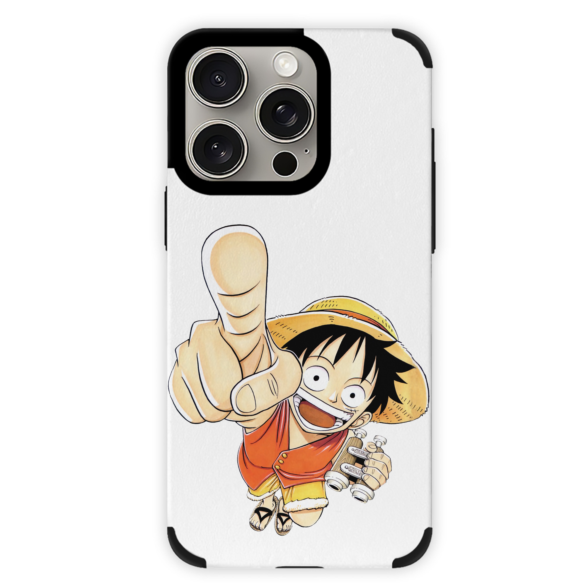 （画像用） ワンピース モンキー・D・ルフィ ONE PIECE Monkey D. Luffy 【iPhone15ProMax対応】 PUレザー スマホケース 耐衝撃＆黄変防止