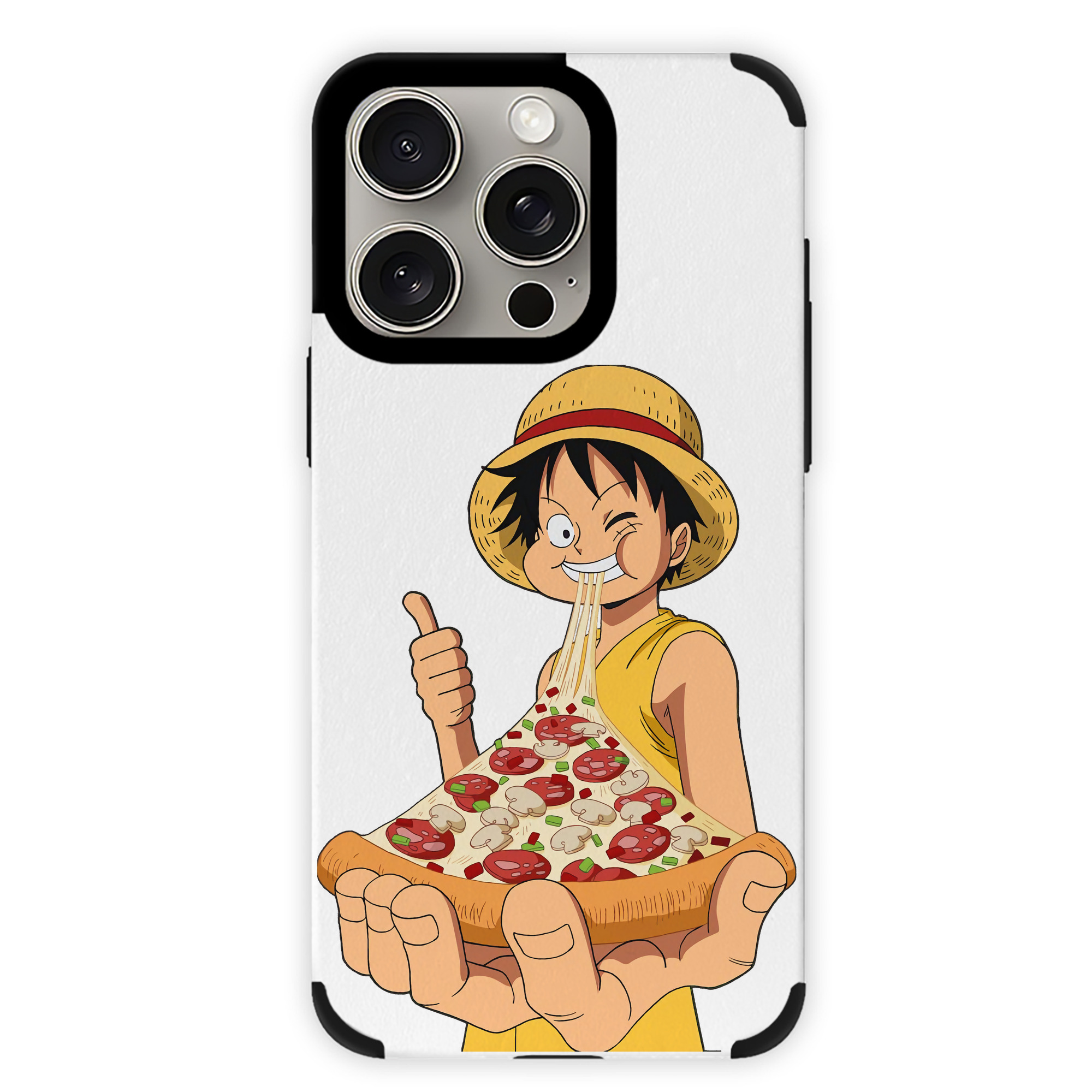 （画像用） ワンピース モンキー・D・ルフィ ONE PIECE Monkey D. Luffy 【iPhone15ProMax対応】 PUレザー スマホケース 耐衝撃＆黄変防止