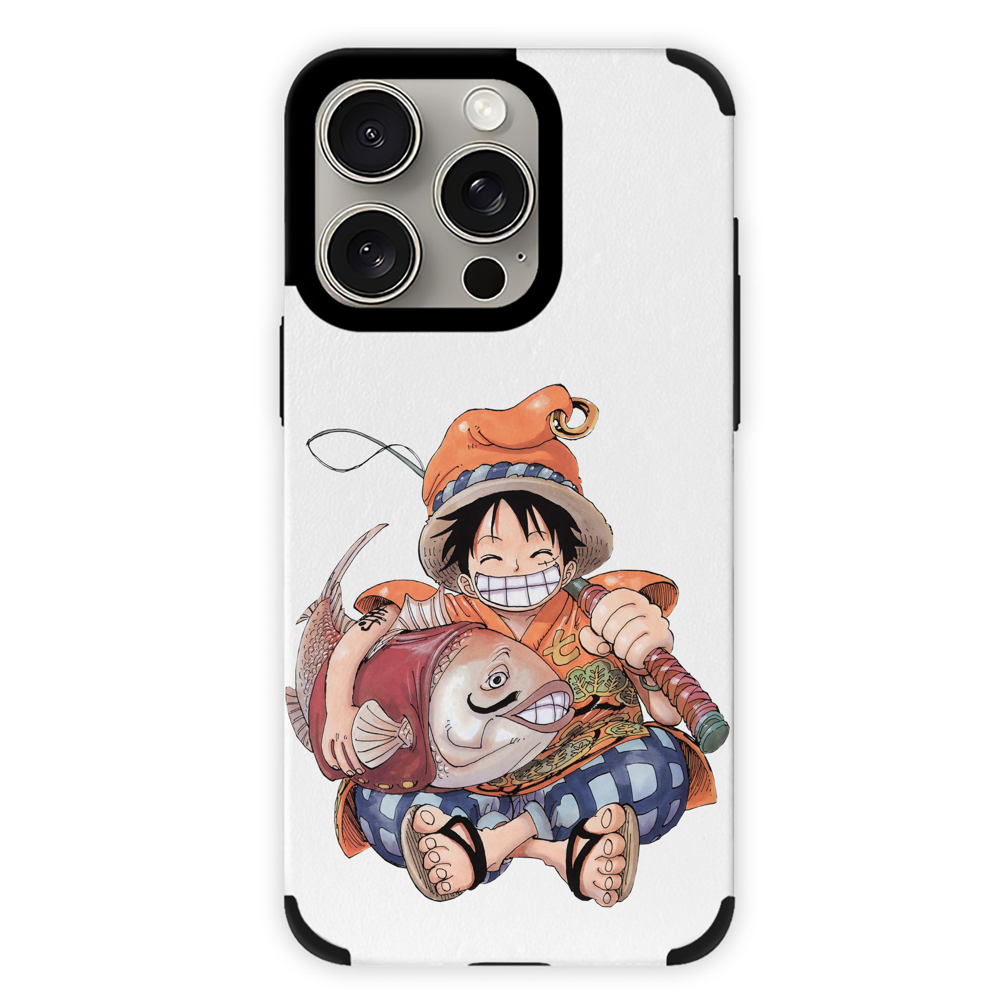 （画像用） ワンピース モンキー・D・ルフィ ONE PIECE Monkey D. Luffy 【iPhone15ProMax対応】 PUレザー スマホケース 耐衝撃＆黄変防止