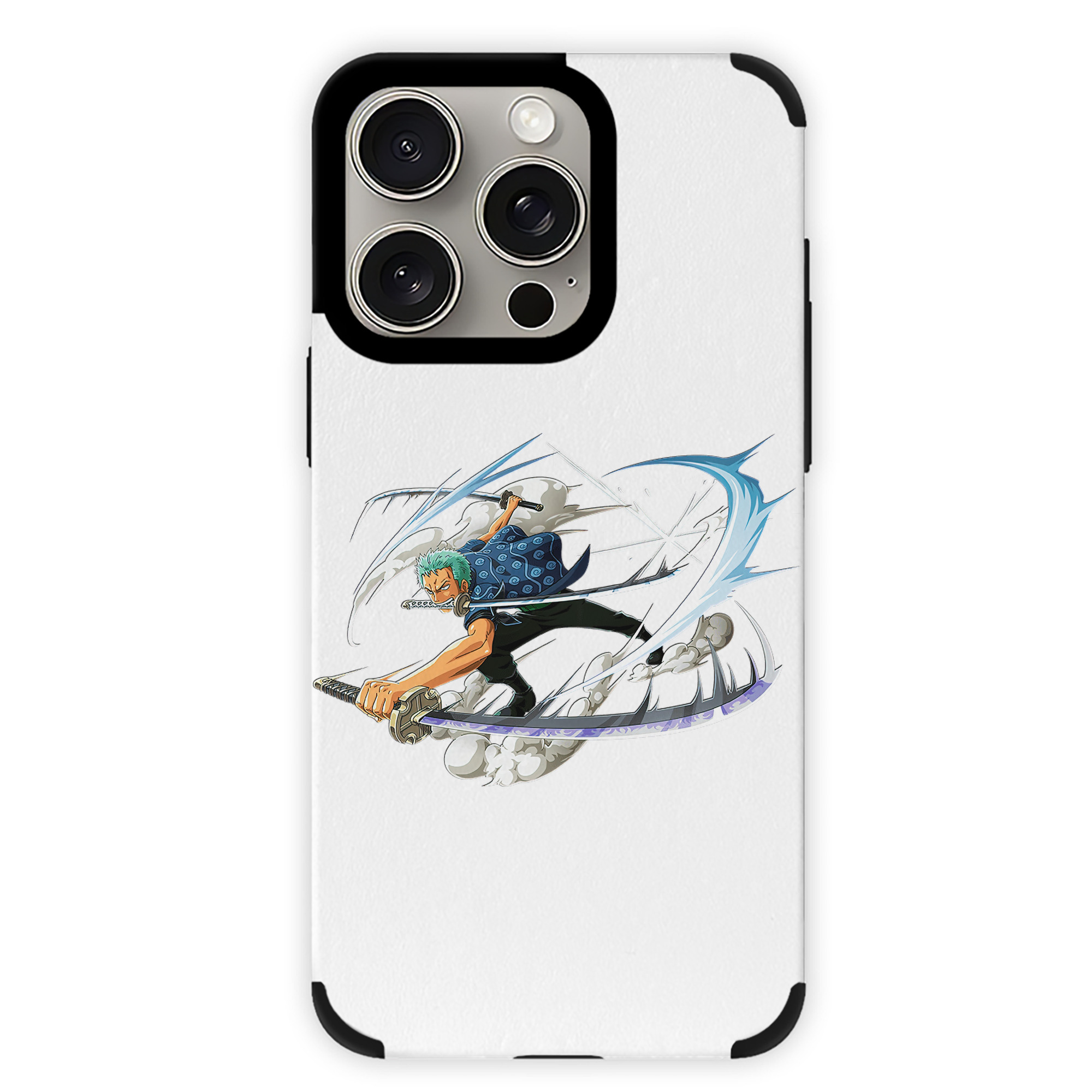 （画像用） ワンピース ロロノア・ゾロ ONE PIECE Roronoa Zoro 【iPhone15ProMax対応】 PUレザー スマホケース 耐衝撃＆黄変防止
