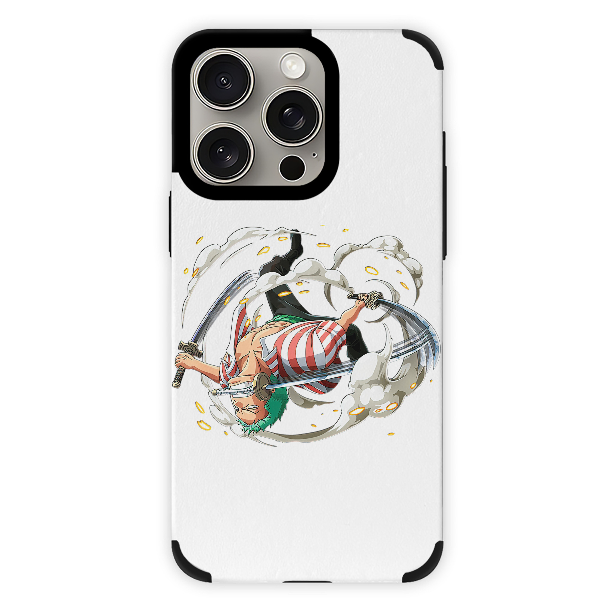 （画像用） ワンピース ロロノア・ゾロ ONE PIECE Roronoa Zoro 【iPhone15ProMax対応】 PUレザー スマホケース 耐衝撃＆黄変防止