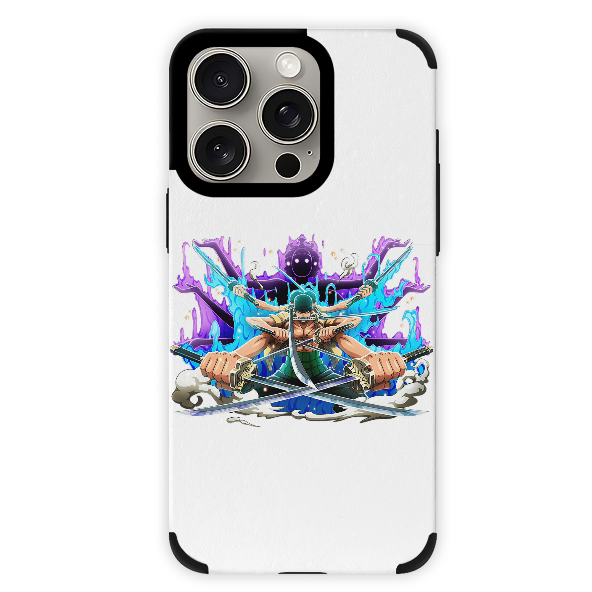 （画像用） ワンピース ロロノア・ゾロ ONE PIECE Roronoa Zoro 【iPhone15ProMax対応】 PUレザー スマホケース 耐衝撃＆黄変防止