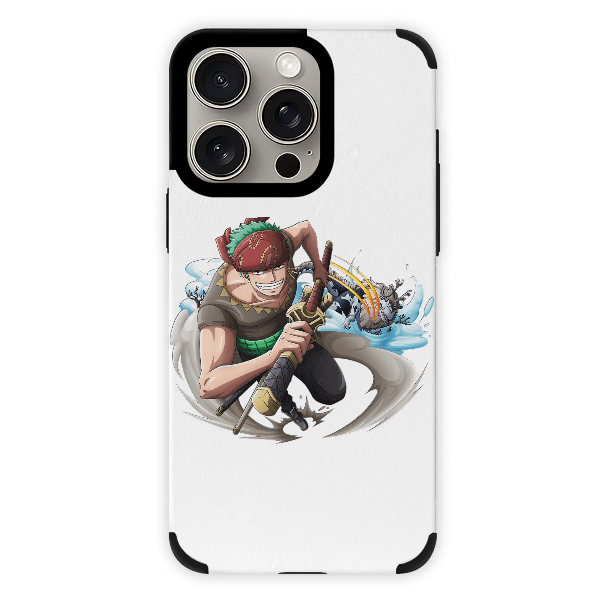 （画像用） ワンピース ロロノア・ゾロ ONE PIECE Roronoa Zoro 【iPhone15ProMax対応】 PUレザー スマホケース 耐衝撃＆黄変防止