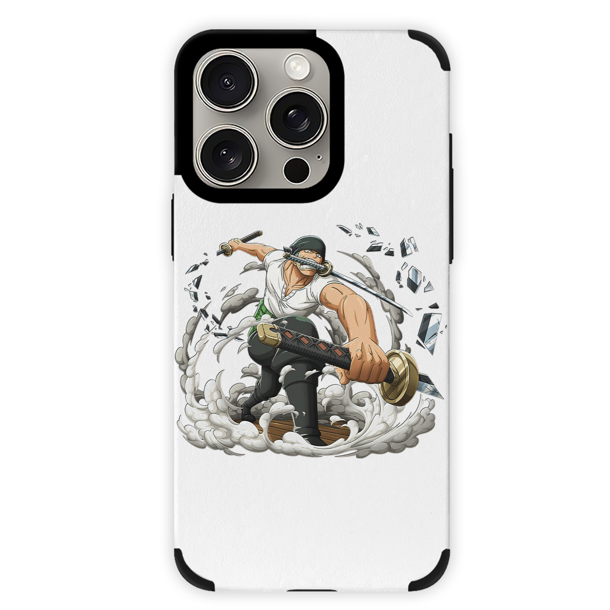 （画像用） ワンピース ロロノア・ゾロ ONE PIECE Roronoa Zoro 【iPhone15ProMax対応】 PUレザー スマホケース 耐衝撃＆黄変防止