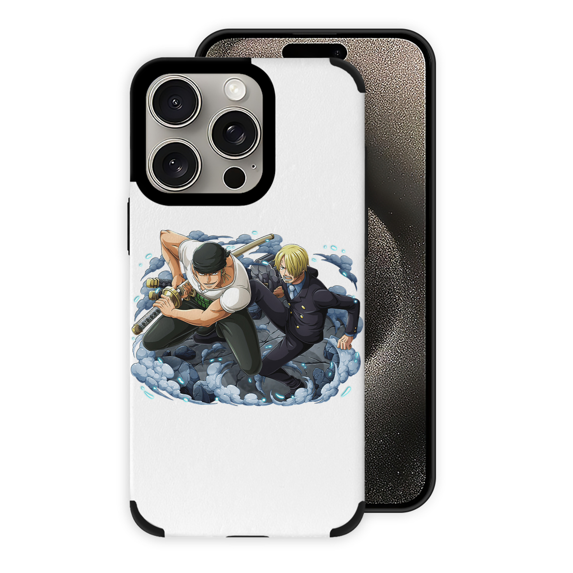 （画像用） ワンピース ロロノア・ゾロ ONE PIECE Roronoa Zoro 【iPhone15ProMax対応】 PUレザー スマホケース 耐衝撃＆黄変防止
