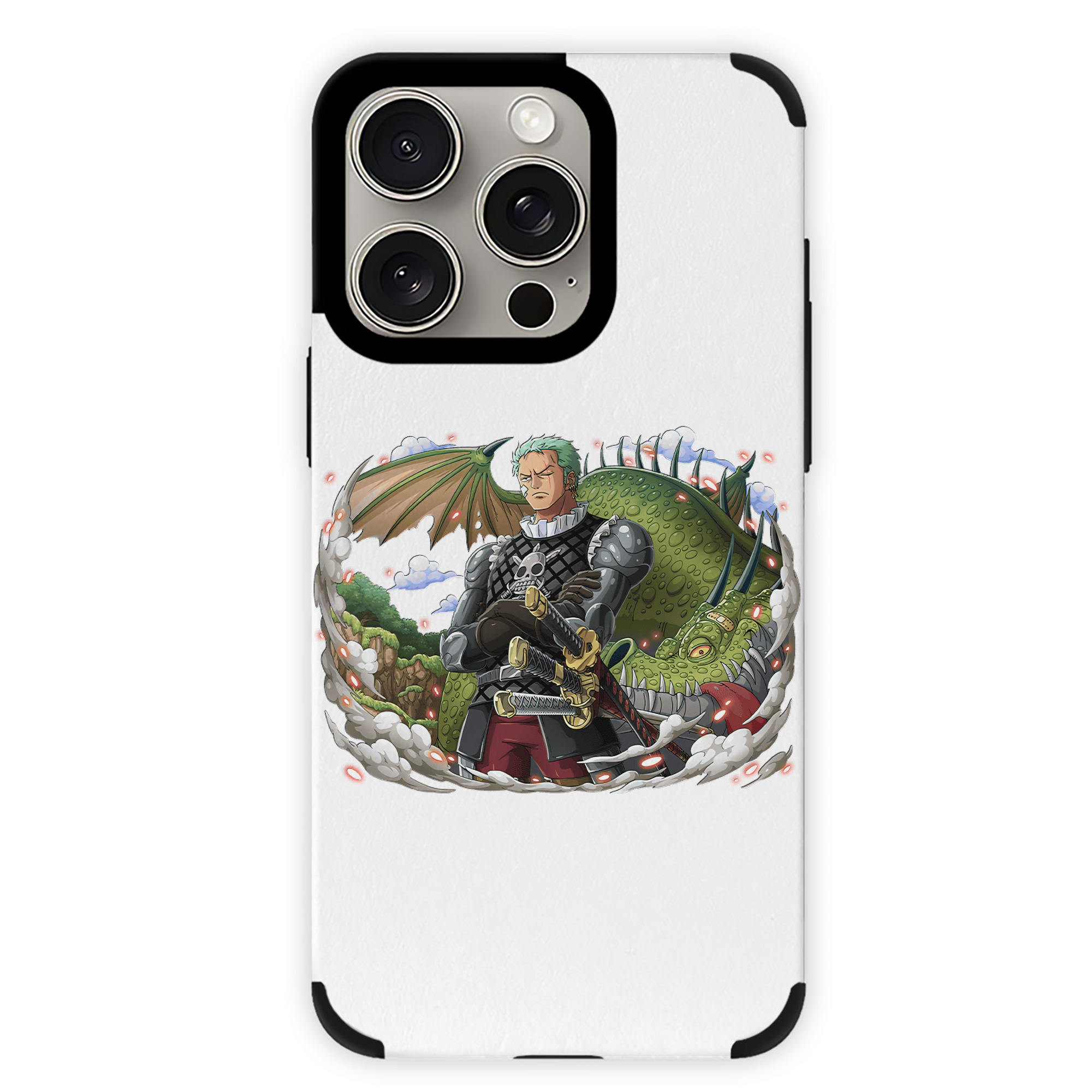 （画像用） ワンピース ロロノア・ゾロ ONE PIECE Roronoa Zoro 【iPhone15ProMax対応】 PUレザー スマホケース 耐衝撃＆黄変防止