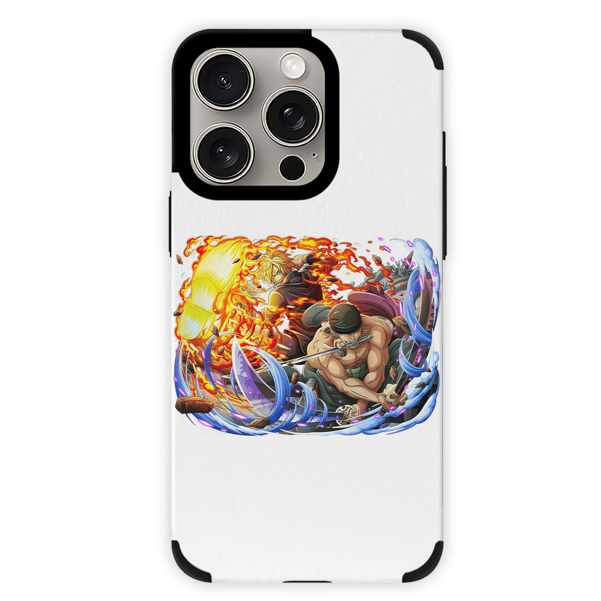 （画像用） ワンピース ロロノア・ゾロ ONE PIECE Roronoa Zoro 【iPhone15ProMax対応】 PUレザー スマホケース 耐衝撃＆黄変防止