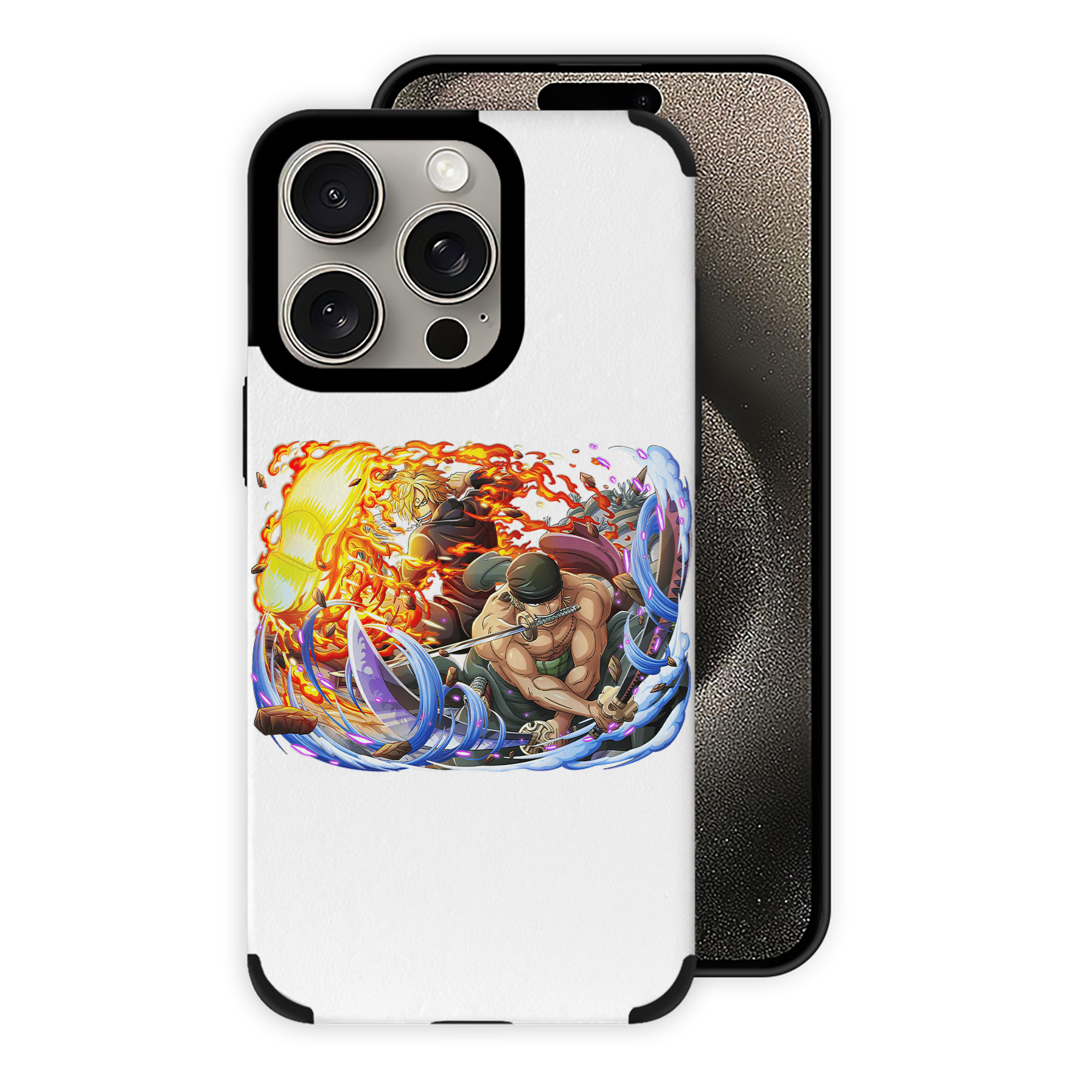 ワンピース ロロノア・ゾロ ONE PIECE Roronoa Zoro 【iPhone15ProMax対応】 PUレザー スマホケース 耐衝撃＆黄変防止