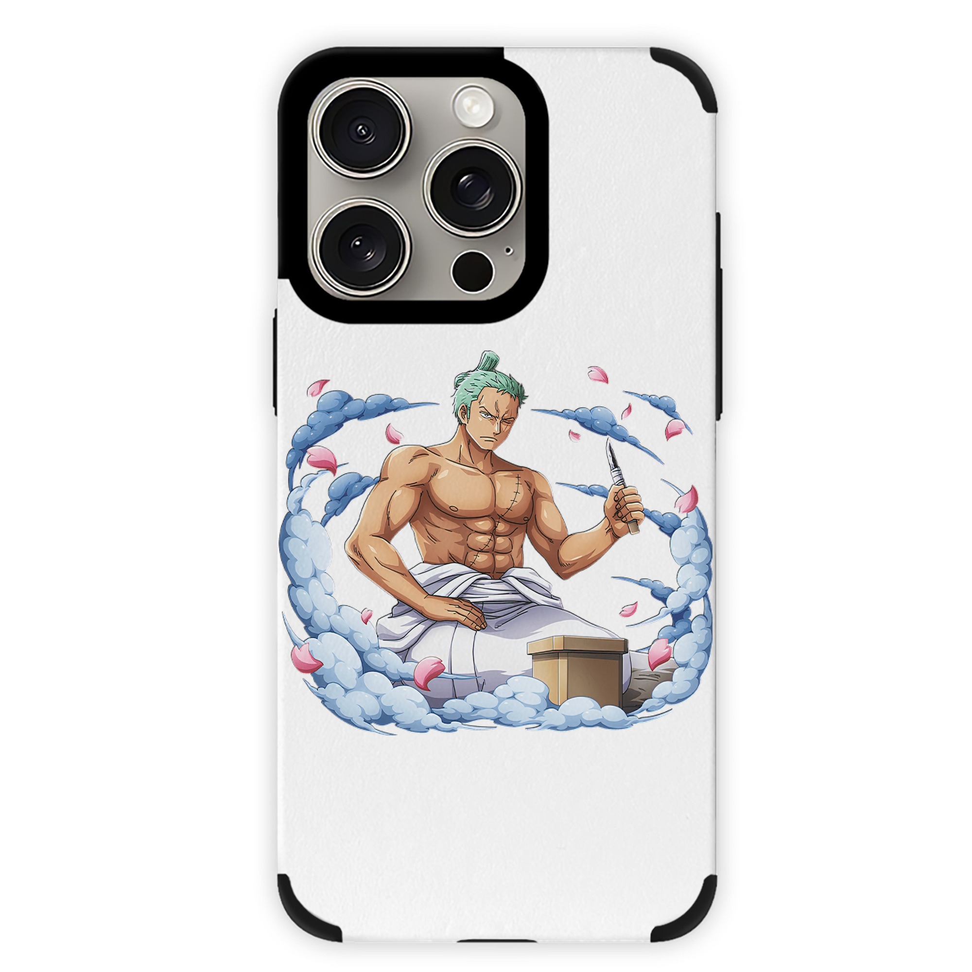 （画像用） ワンピース ロロノア・ゾロ ONE PIECE Roronoa Zoro 【iPhone15ProMax対応】 PUレザー スマホケース 耐衝撃＆黄変防止