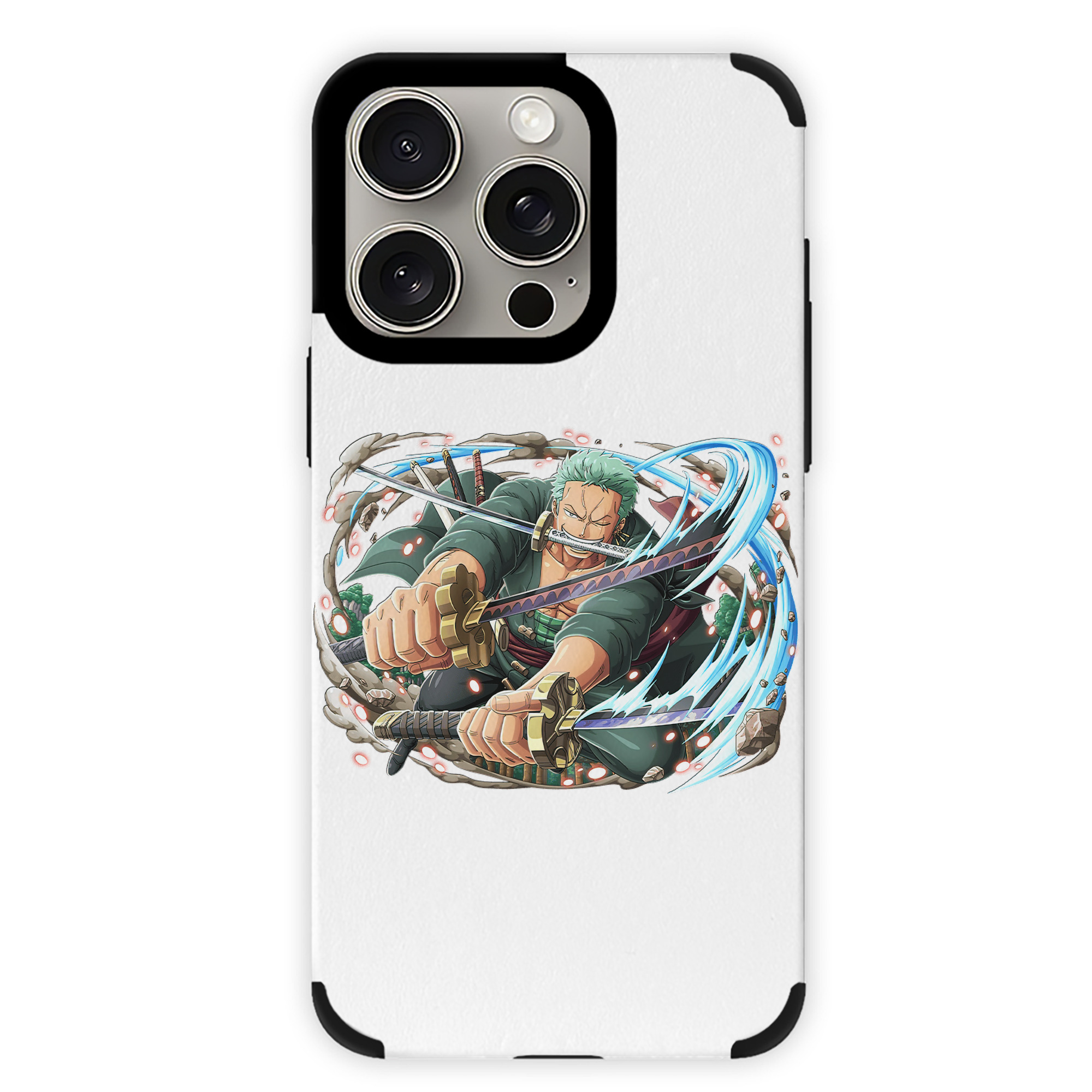 （画像用） ワンピース ロロノア・ゾロ ONE PIECE Roronoa Zoro 【iPhone15ProMax対応】 PUレザー スマホケース 耐衝撃＆黄変防止