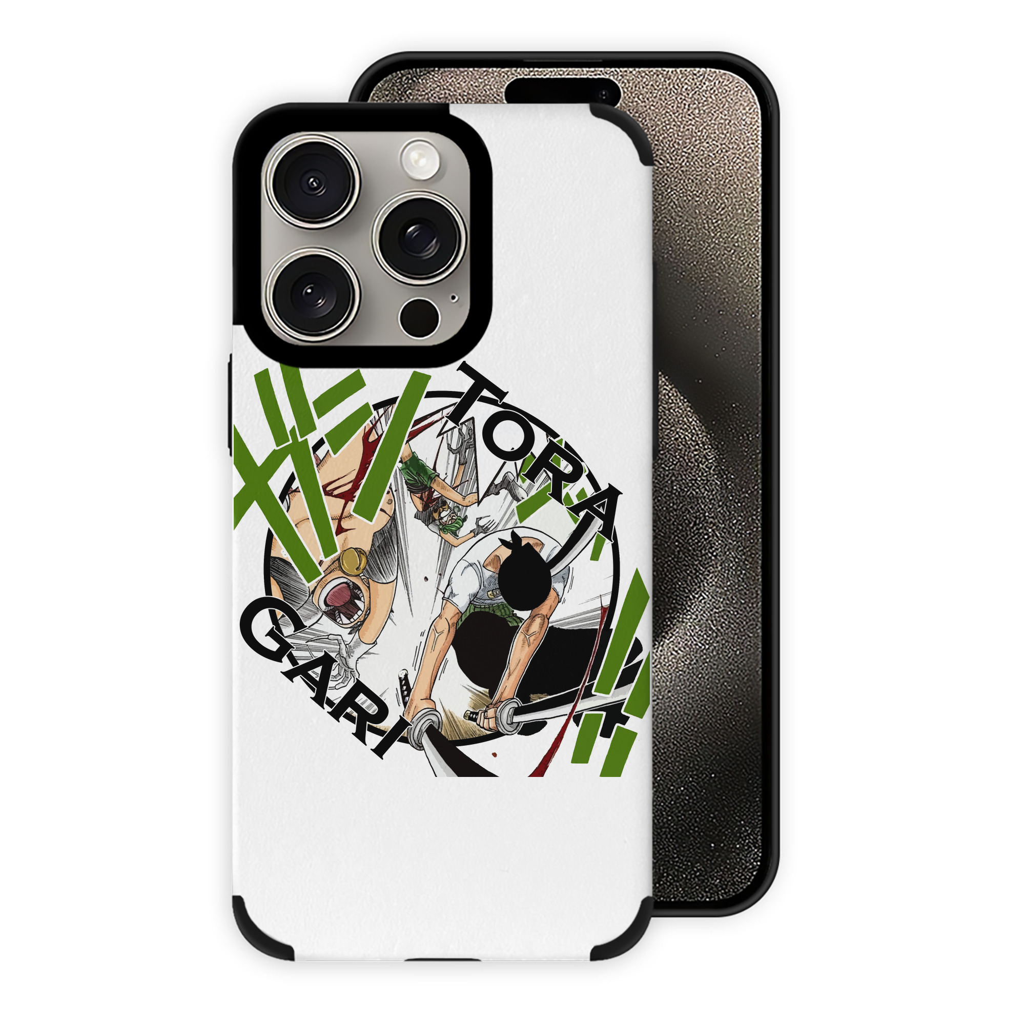 （画像用） ワンピース ロロノア・ゾロ ONE PIECE Roronoa Zoro 【iPhone15ProMax対応】 PUレザー スマホケース 耐衝撃＆黄変防止