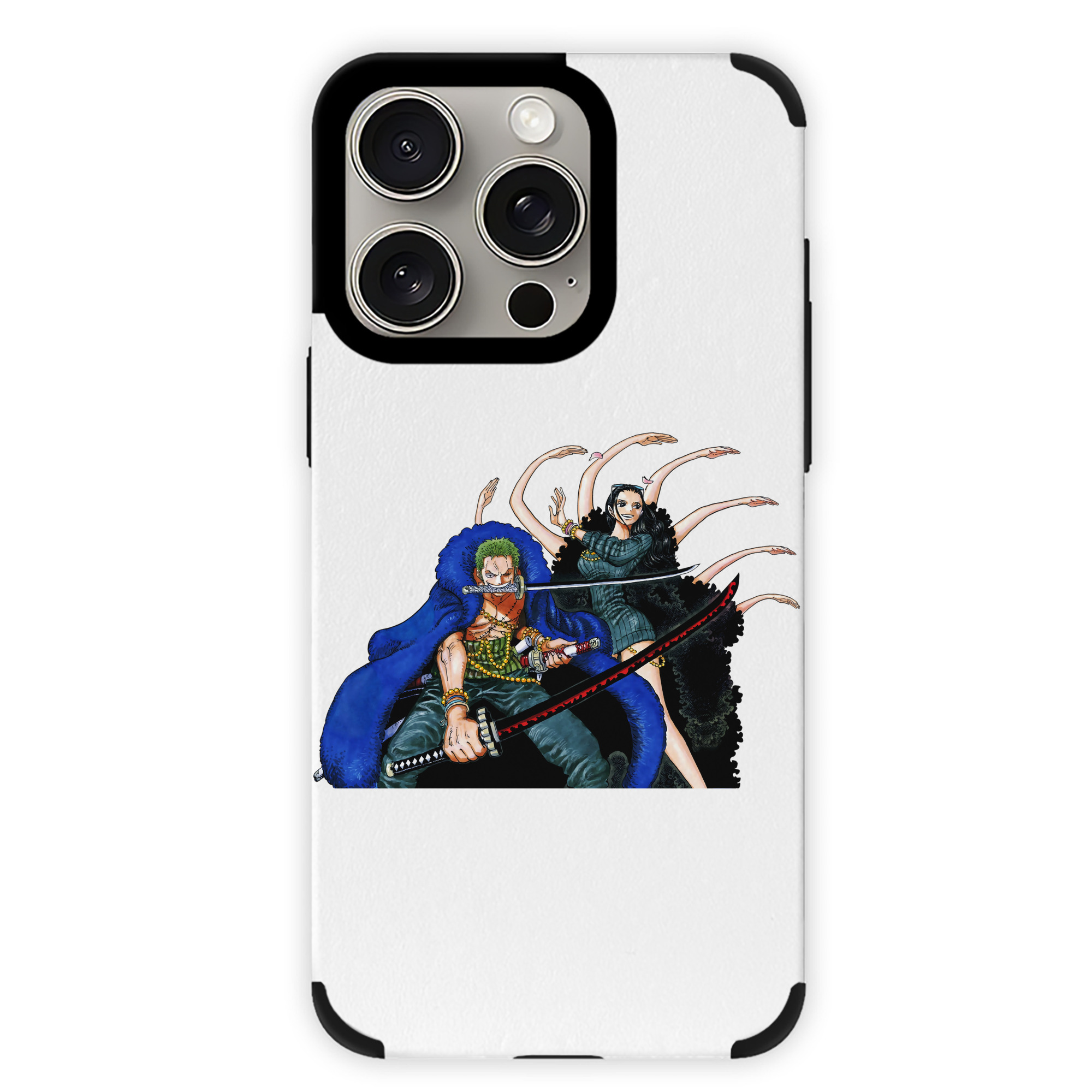 （画像用） ワンピース ロロノア・ゾロ ONE PIECE Roronoa Zoro 【iPhone15ProMax対応】 PUレザー スマホケース 耐衝撃＆黄変防止