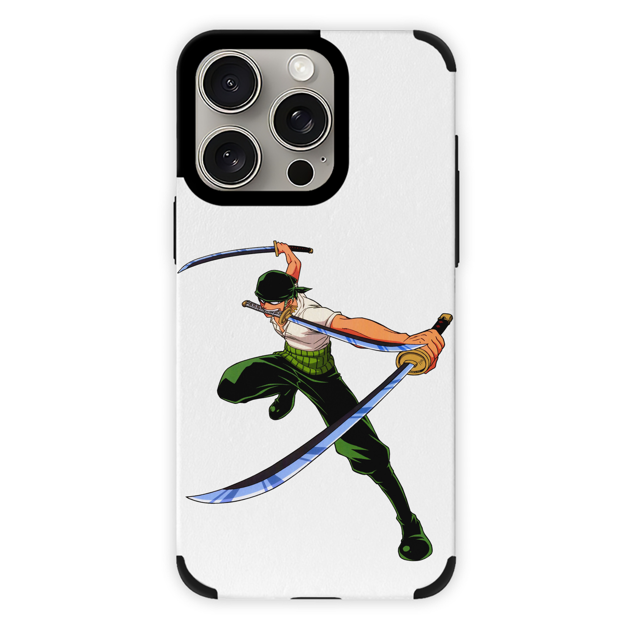 （画像用） ワンピース ロロノア・ゾロ ONE PIECE Roronoa Zoro 【iPhone15ProMax対応】 PUレザー スマホケース 耐衝撃＆黄変防止