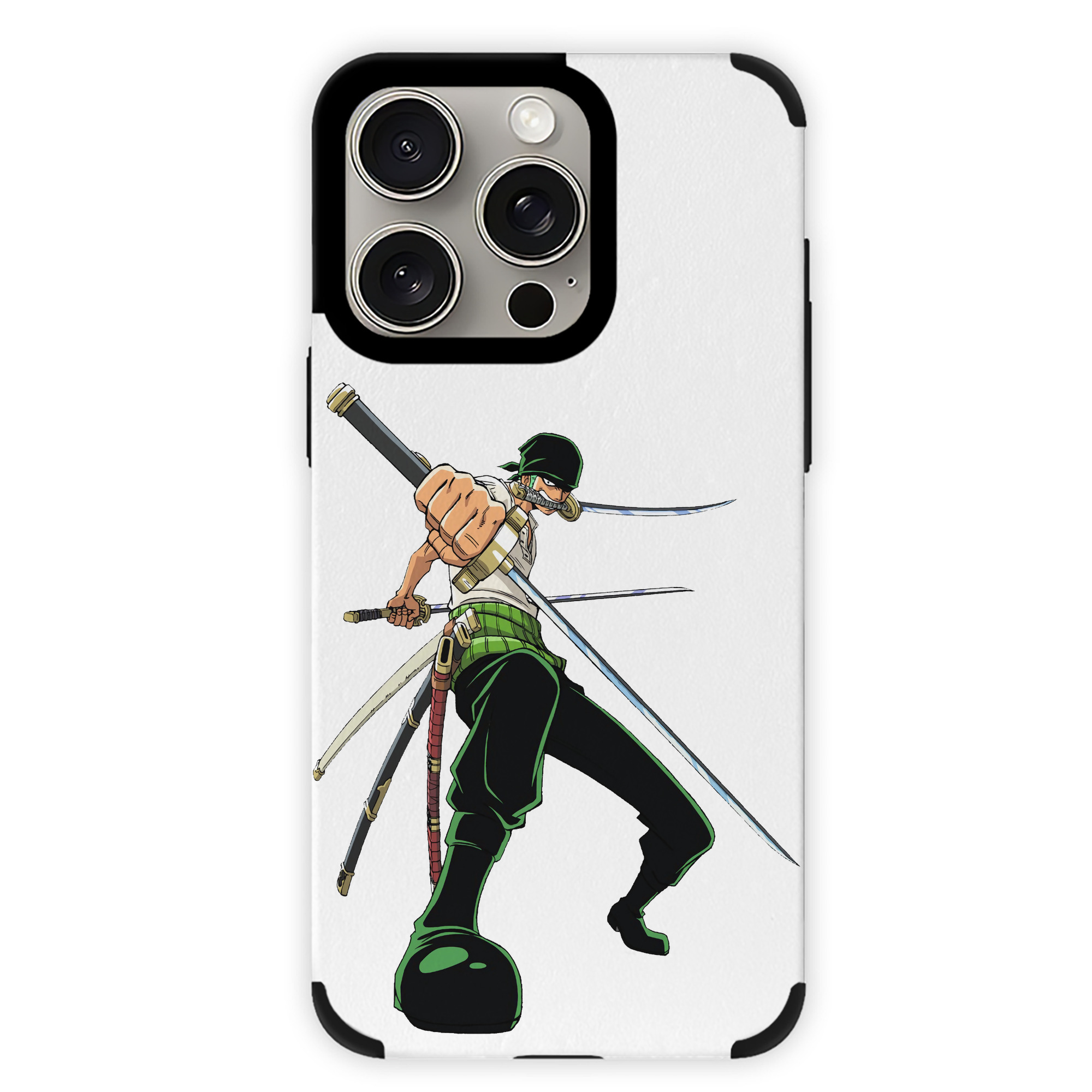 （画像用） ワンピース ロロノア・ゾロ ONE PIECE Roronoa Zoro 【iPhone15ProMax対応】 PUレザー スマホケース 耐衝撃＆黄変防止