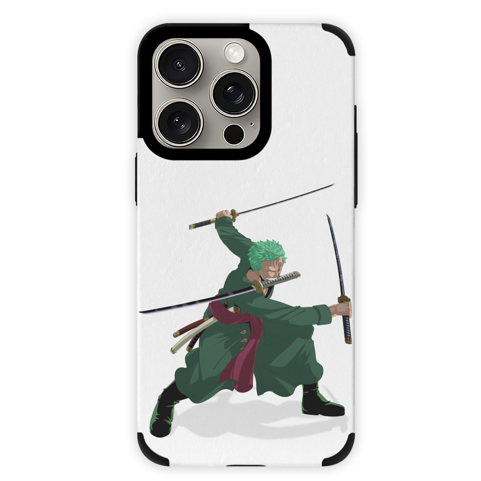 （画像用） ワンピース ロロノア・ゾロ ONE PIECE Roronoa Zoro 【iPhone15ProMax対応】 PUレザー スマホケース 耐衝撃＆黄変防止