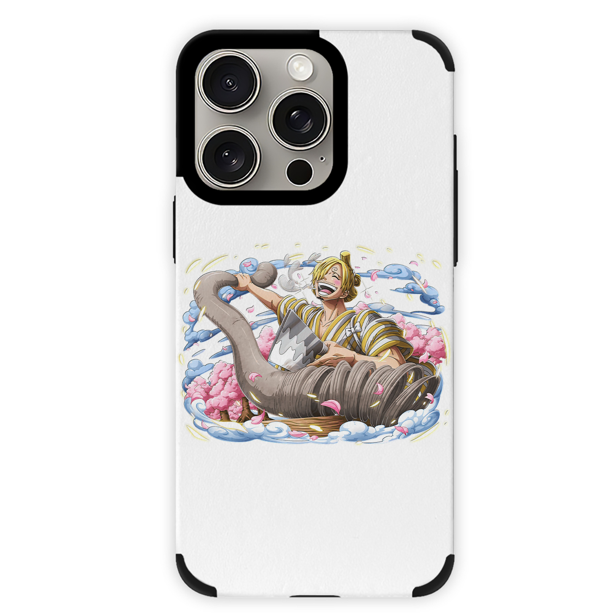 （画像用） ワンピース サンジ ONE PIECE Sanji 【iPhone15ProMax対応】 PUレザー スマホケース 耐衝撃＆黄変防止