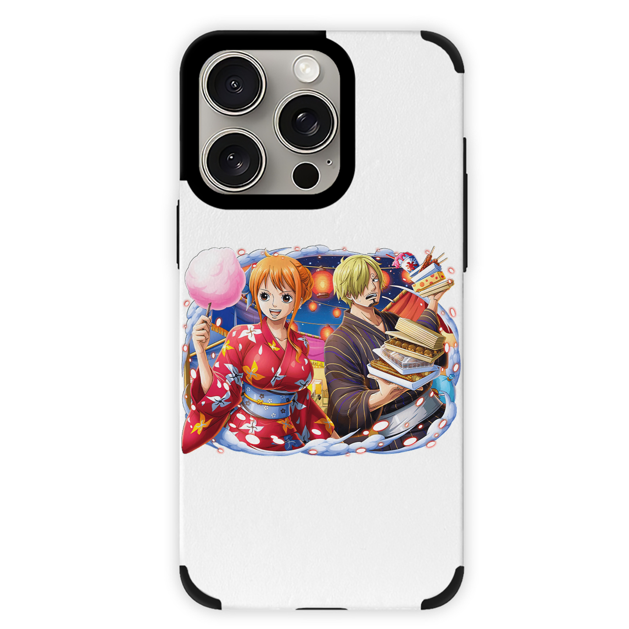 （画像用） ワンピース サンジ ONE PIECE Sanji 【iPhone15ProMax対応】 PUレザー スマホケース 耐衝撃＆黄変防止