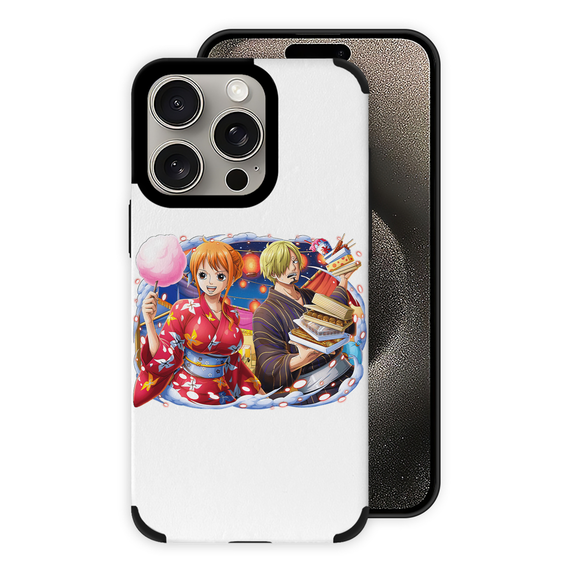（画像用） ワンピース サンジ ONE PIECE Sanji 【iPhone15ProMax対応】 PUレザー スマホケース 耐衝撃＆黄変防止