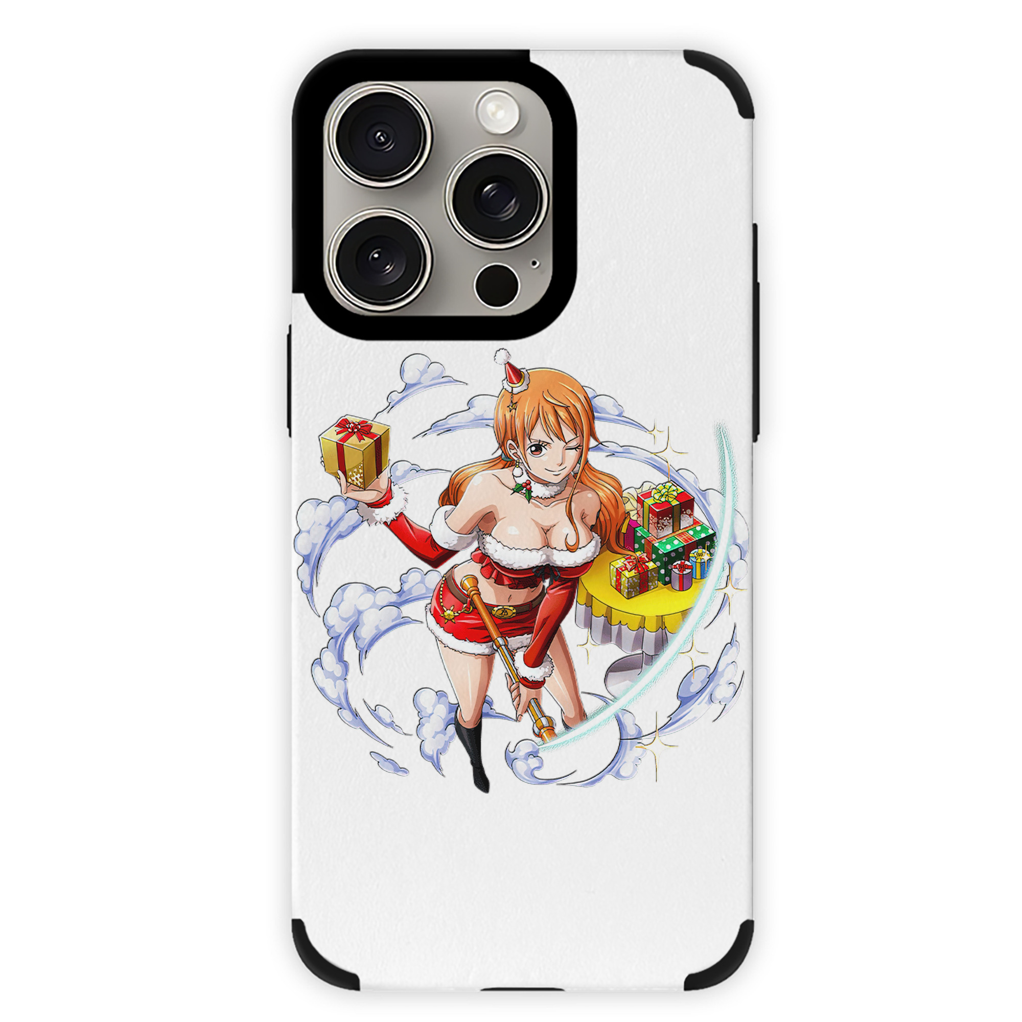 （画像用） ワンピース ナミ ONE PIECE Nami 【iPhone15ProMax対応】 PUレザー スマホケース 耐衝撃＆黄変防止