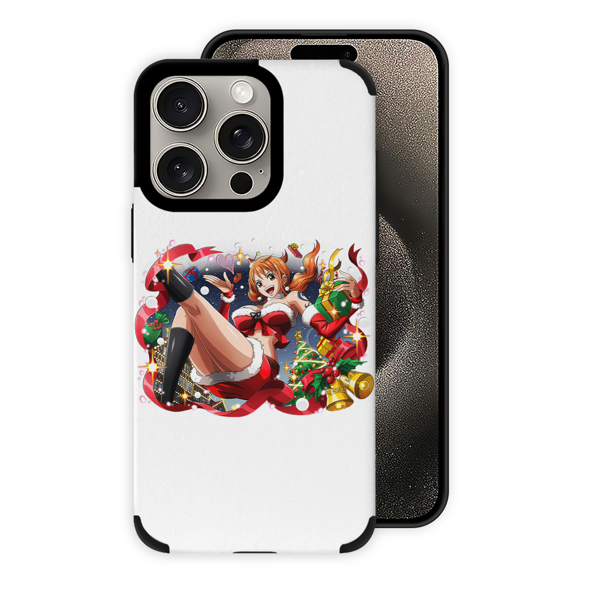 （画像用） ワンピース ナミ ONE PIECE Nami 【iPhone15ProMax対応】 PUレザー スマホケース 耐衝撃＆黄変防止