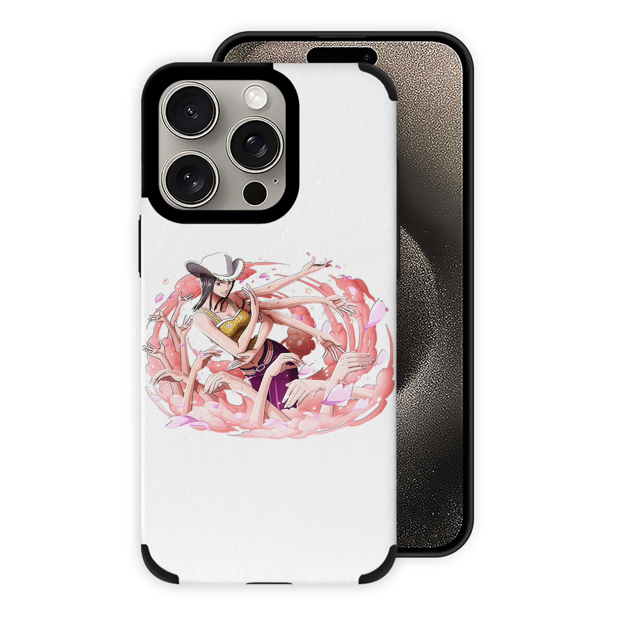 （画像用） ワンピース ニコ・ロビン ONE PIECE Nico Robin 【iPhone15ProMax対応】 PUレザー スマホケース 耐衝撃＆黄変防止