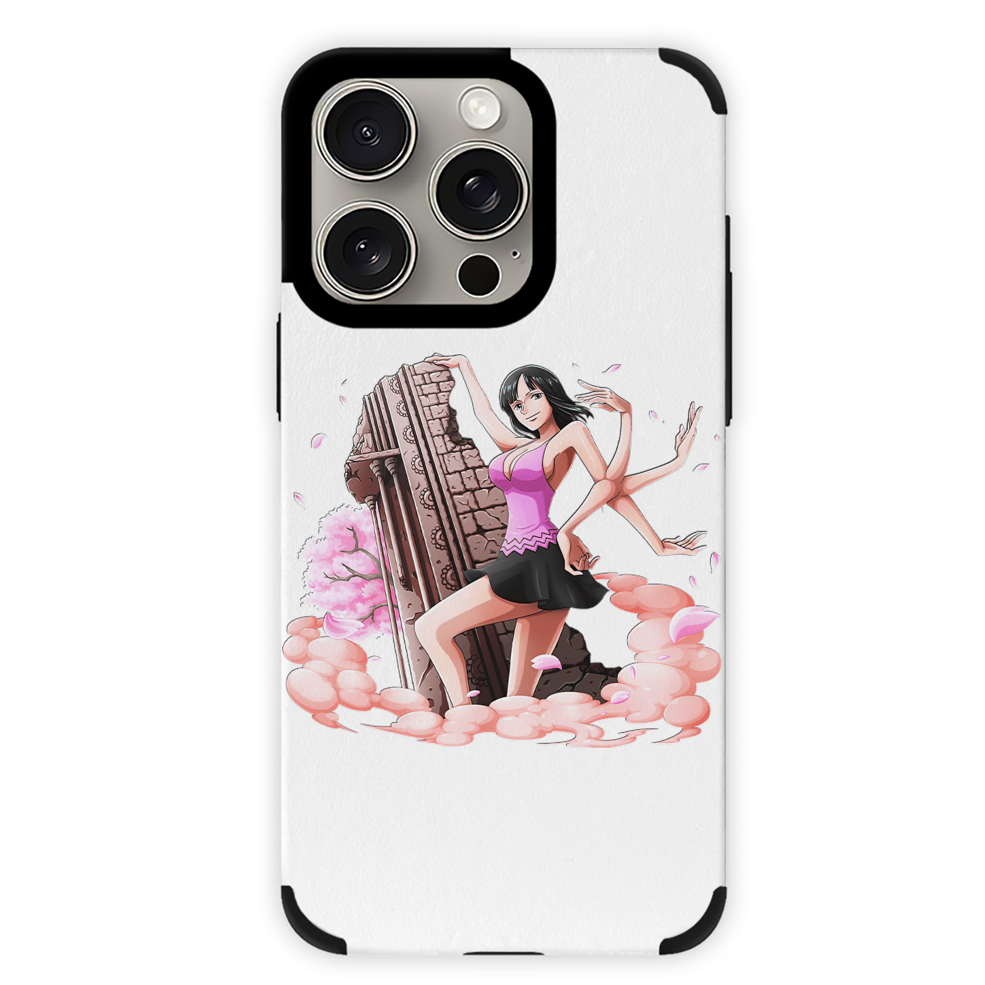 （画像用） ワンピース ニコ・ロビン ONE PIECE Nico Robin 【iPhone15ProMax対応】 PUレザー スマホケース 耐衝撃＆黄変防止