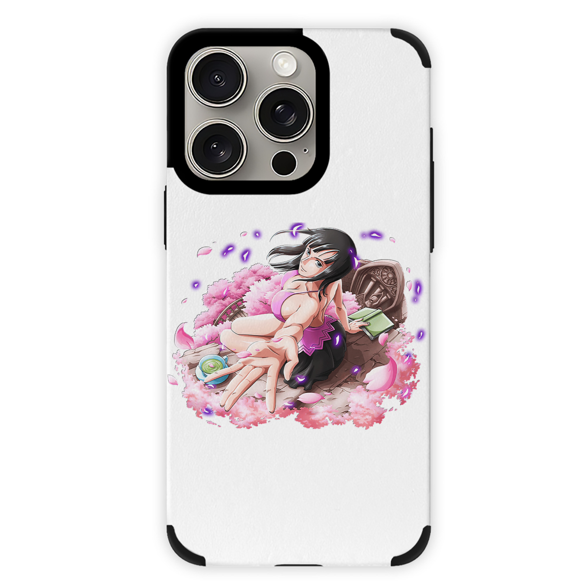 （画像用） ワンピース ニコ・ロビン ONE PIECE Nico Robin 【iPhone15ProMax対応】 PUレザー スマホケース 耐衝撃＆黄変防止