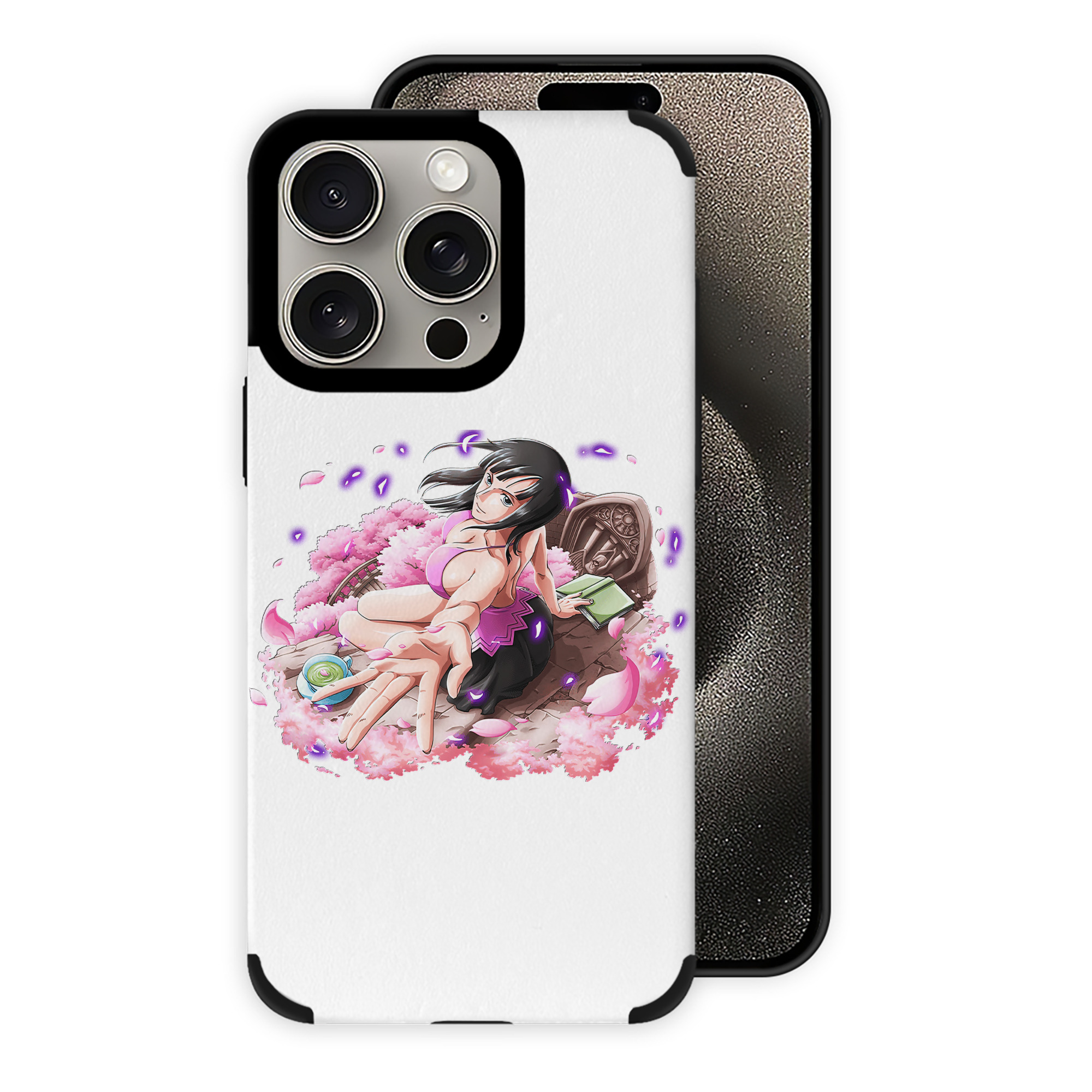 （画像用） ワンピース ニコ・ロビン ONE PIECE Nico Robin 【iPhone15ProMax対応】 PUレザー スマホケース 耐衝撃＆黄変防止