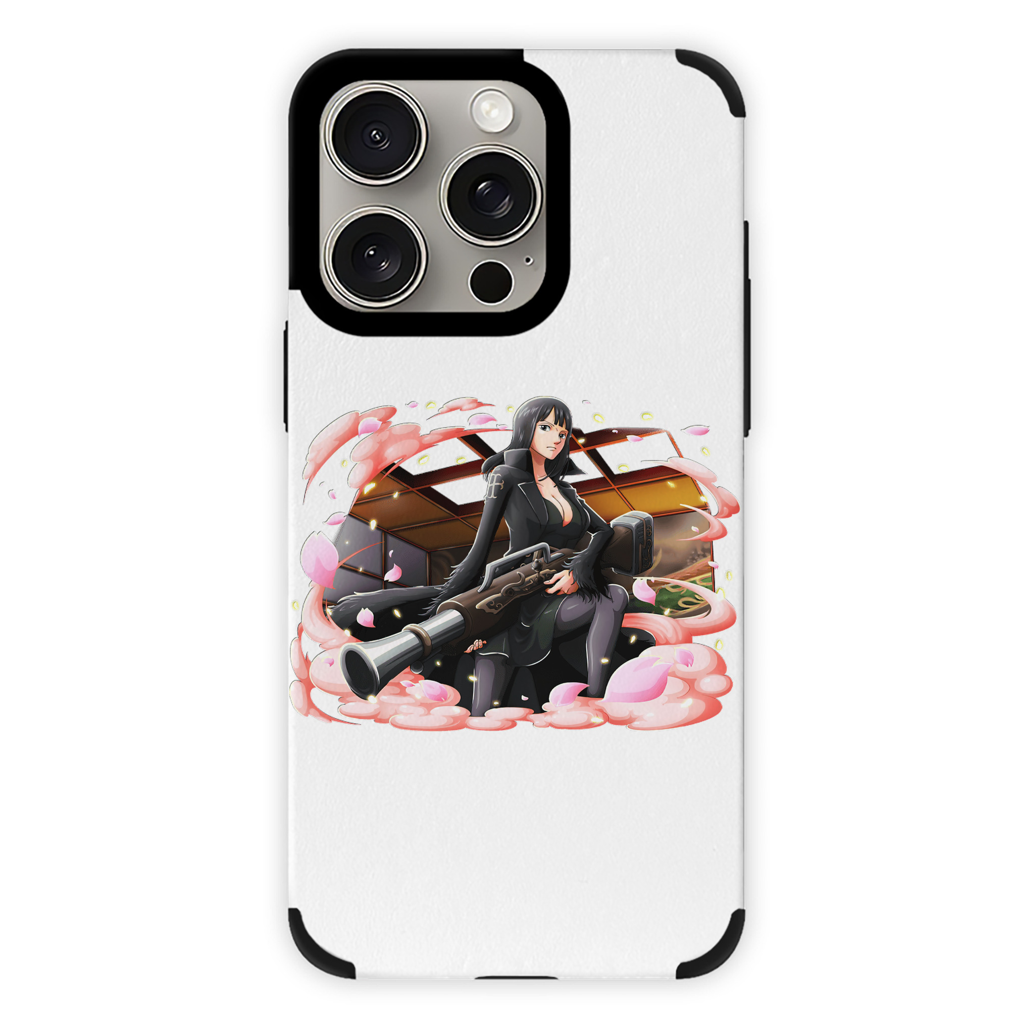 （画像用） ワンピース ニコ・ロビン ONE PIECE Nico Robin 【iPhone15ProMax対応】 PUレザー スマホケース 耐衝撃＆黄変防止