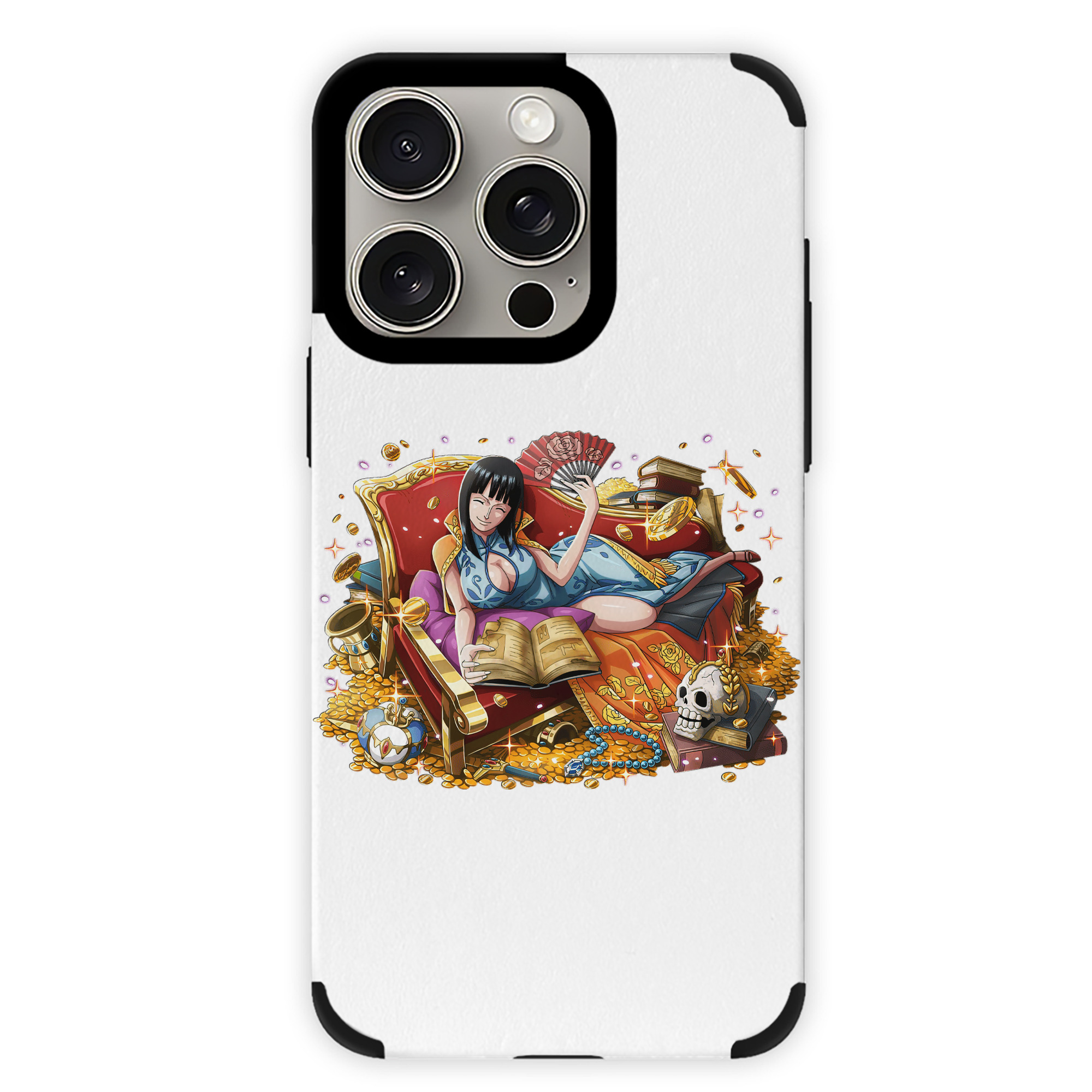 （画像用） ワンピース ニコ・ロビン ONE PIECE Nico Robin 【iPhone15ProMax対応】 PUレザー スマホケース 耐衝撃＆黄変防止