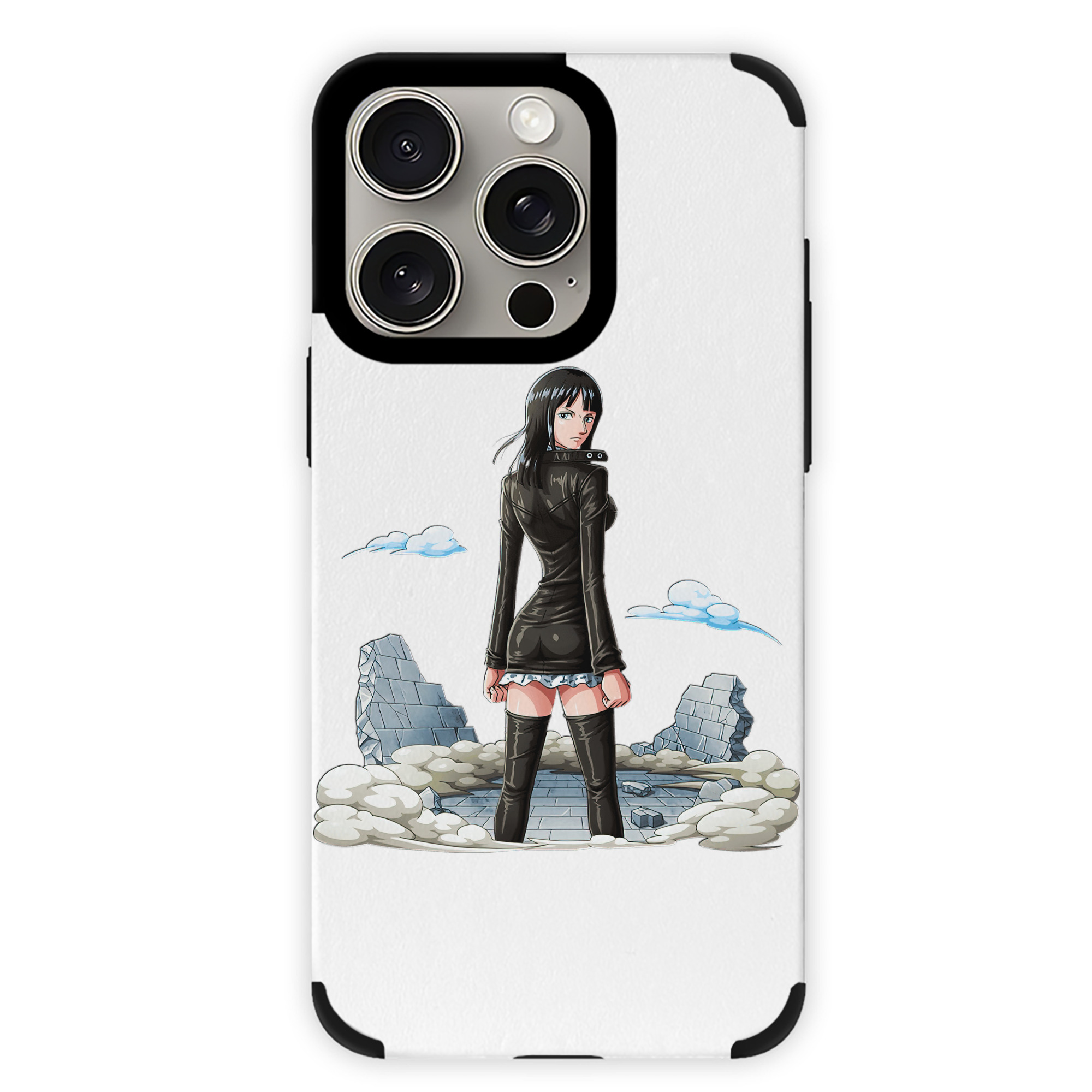 （画像用） ワンピース ニコ・ロビン ONE PIECE Nico Robin 【iPhone15ProMax対応】 PUレザー スマホケース 耐衝撃＆黄変防止