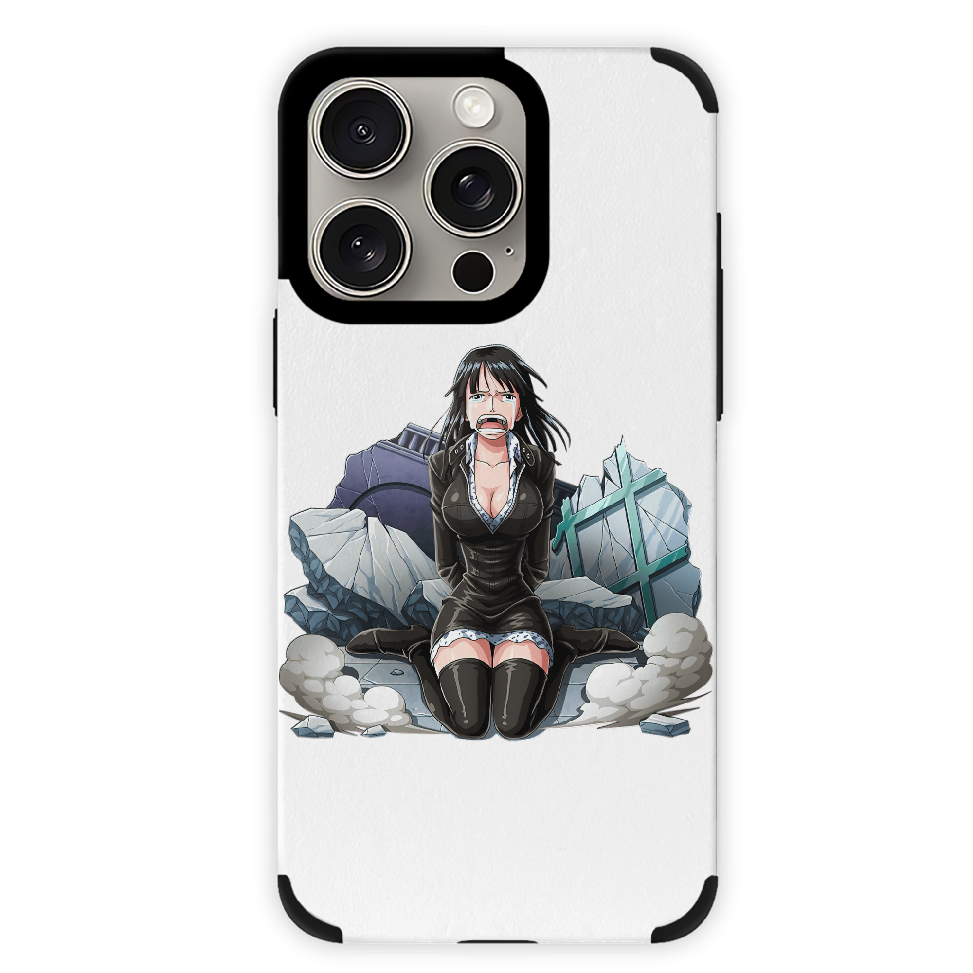 （画像用） ワンピース ニコ・ロビン ONE PIECE Nico Robin 【iPhone15ProMax対応】 PUレザー スマホケース 耐衝撃＆黄変防止