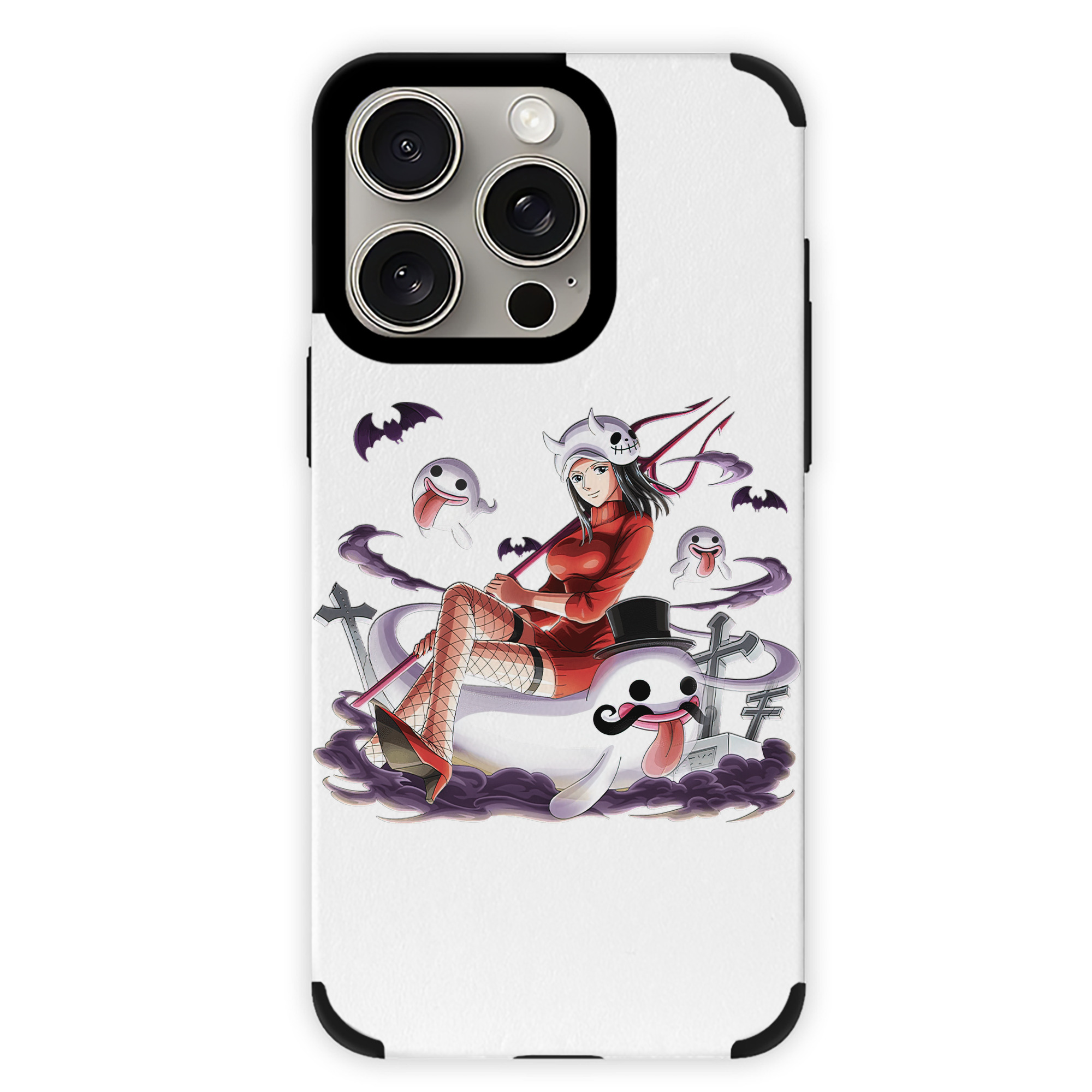 （画像用） ワンピース ニコ・ロビン ONE PIECE Nico Robin 【iPhone15ProMax対応】 PUレザー スマホケース 耐衝撃＆黄変防止