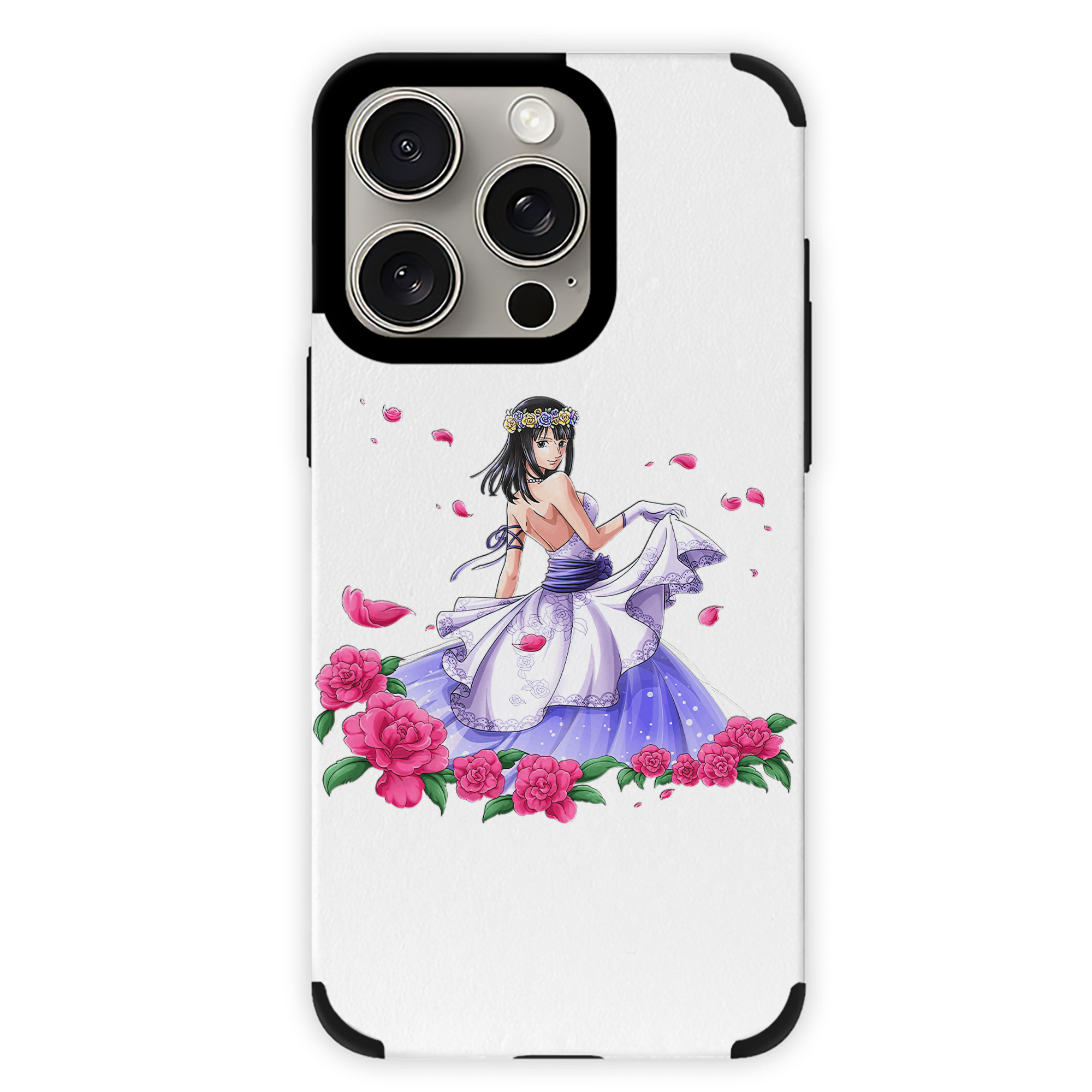 （画像用） ワンピース ニコ・ロビン ONE PIECE Nico Robin 【iPhone15ProMax対応】 PUレザー スマホケース 耐衝撃＆黄変防止