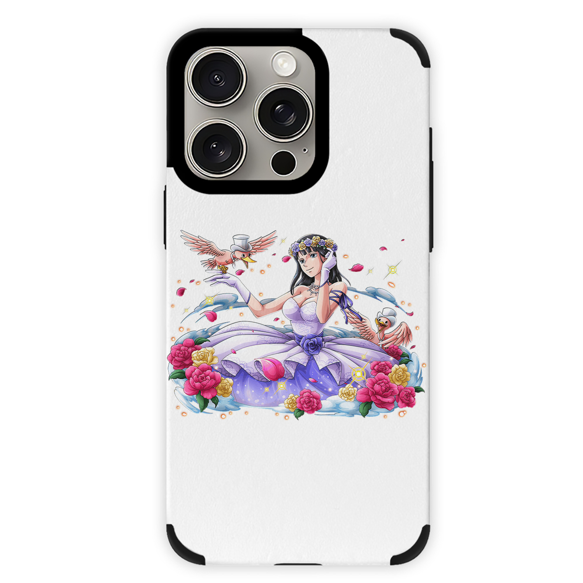 （画像用） ワンピース ニコ・ロビン ONE PIECE Nico Robin 【iPhone15ProMax対応】 PUレザー スマホケース 耐衝撃＆黄変防止