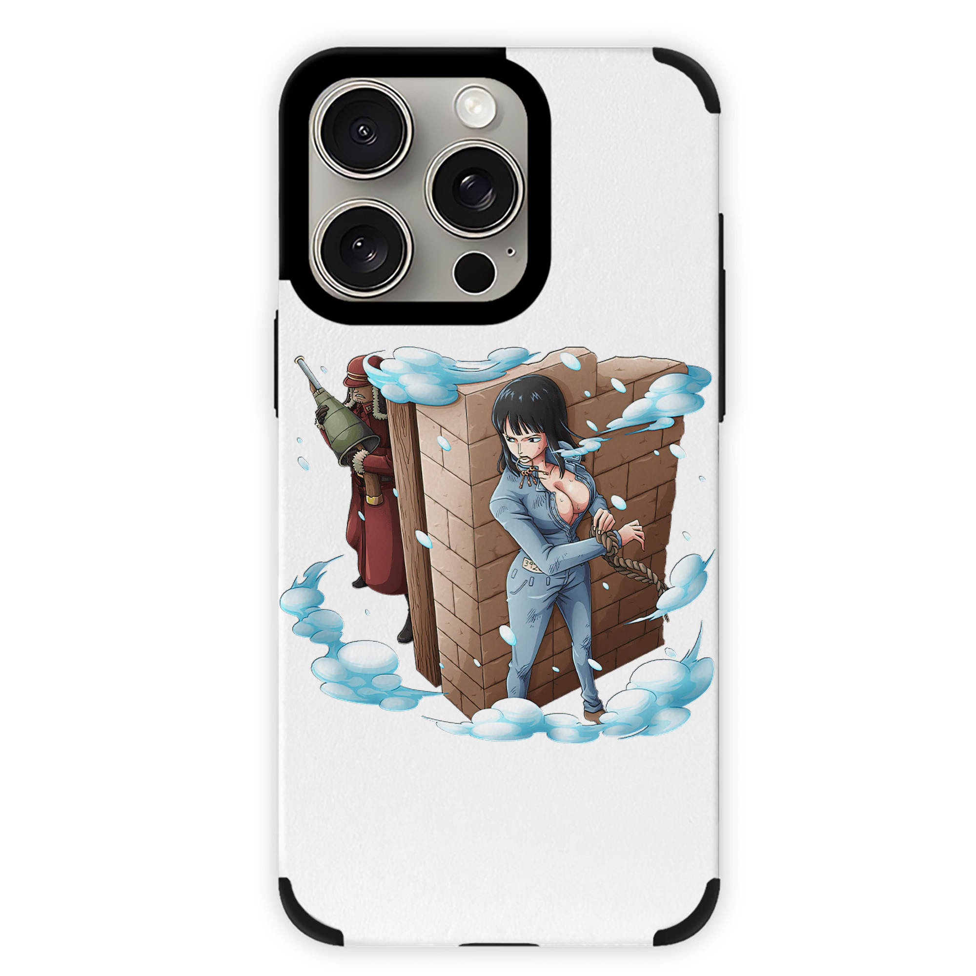（画像用） ワンピース ニコ・ロビン ONE PIECE Nico Robin 【iPhone15ProMax対応】 PUレザー スマホケース 耐衝撃＆黄変防止