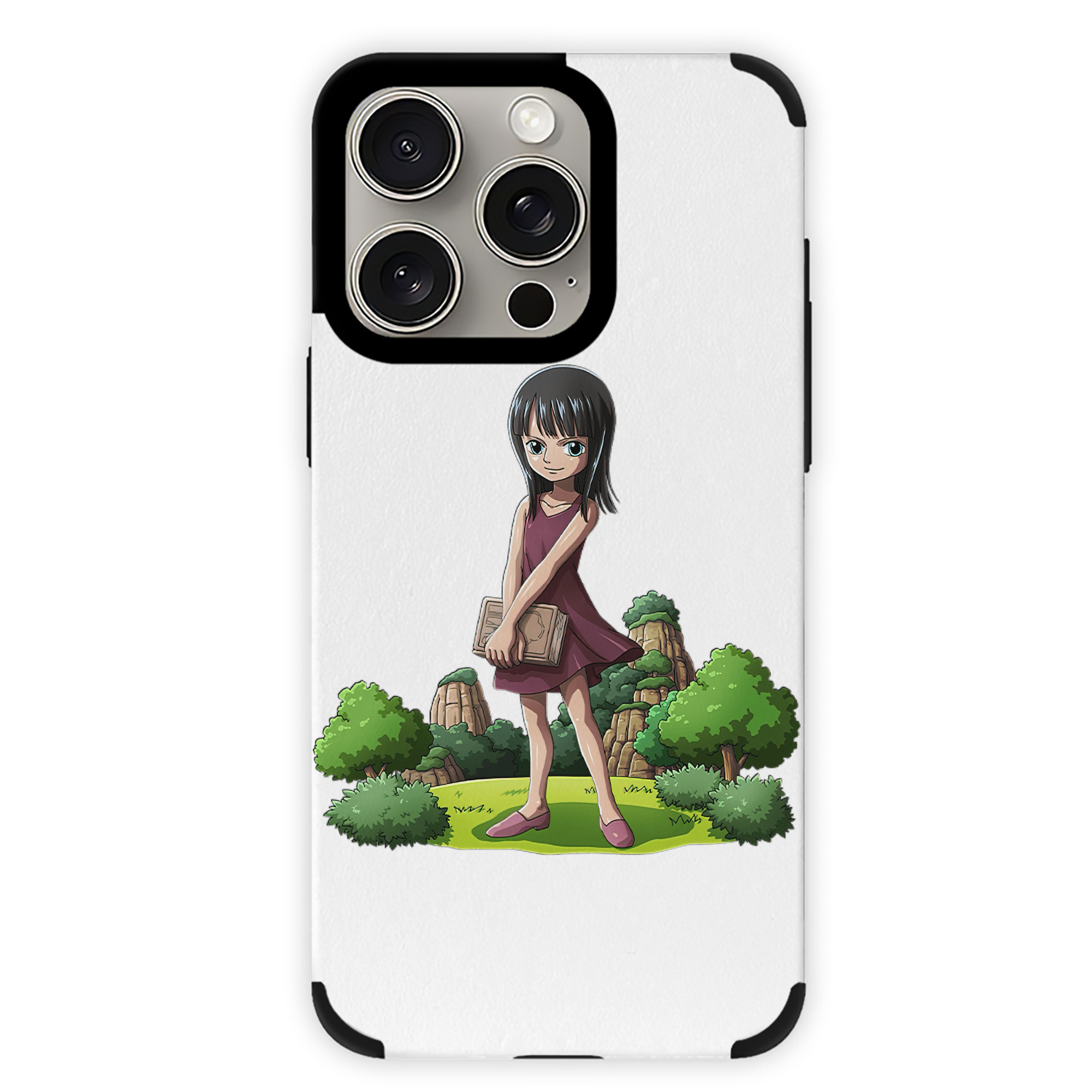 （画像用） ワンピース ニコ・ロビン ONE PIECE Nico Robin 【iPhone15ProMax対応】 PUレザー スマホケース 耐衝撃＆黄変防止