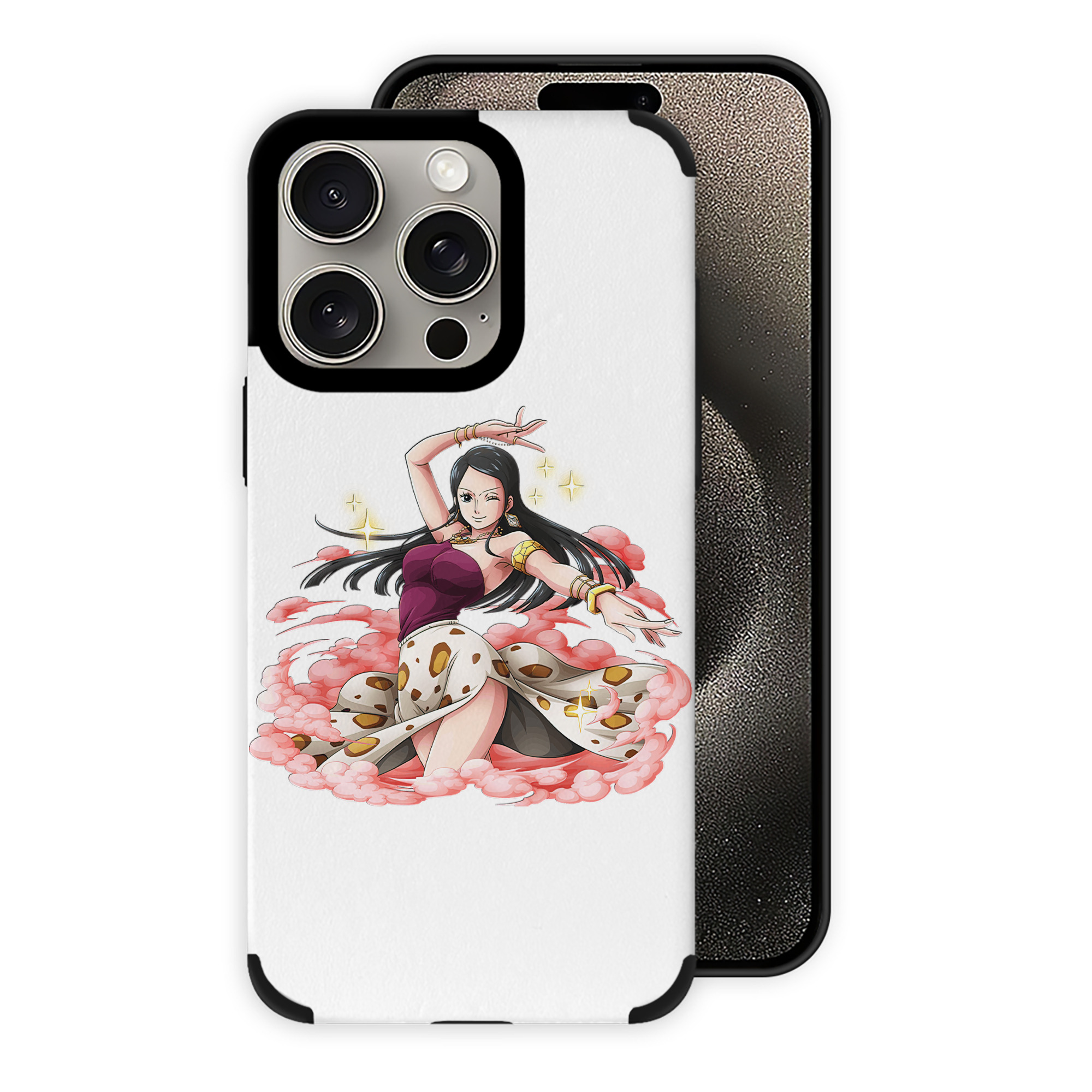 （画像用） ワンピース ニコ・ロビン ONE PIECE Nico Robin 【iPhone15ProMax対応】 PUレザー スマホケース 耐衝撃＆黄変防止