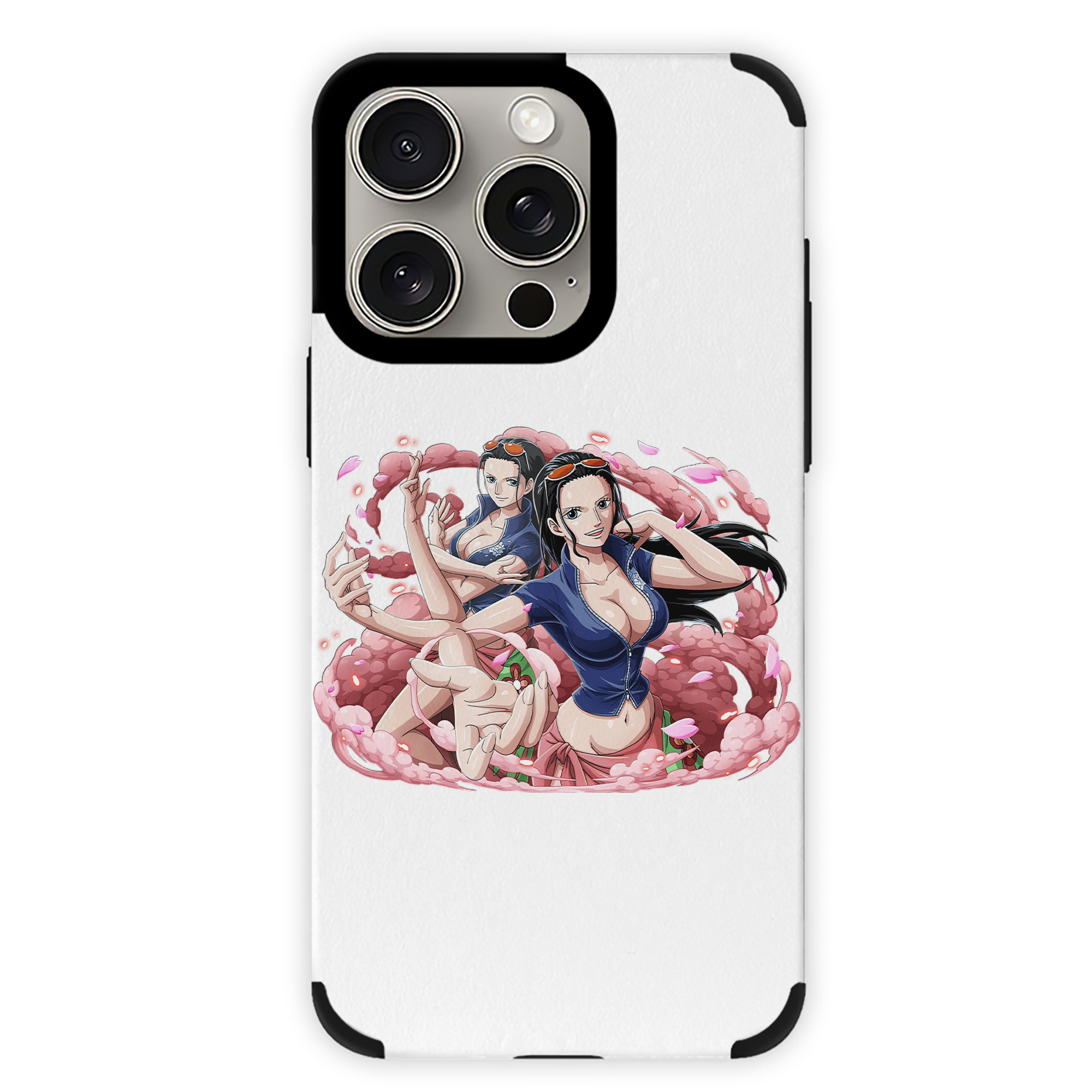 （画像用） ワンピース ニコ・ロビン ONE PIECE Nico Robin 【iPhone15ProMax対応】 PUレザー スマホケース 耐衝撃＆黄変防止