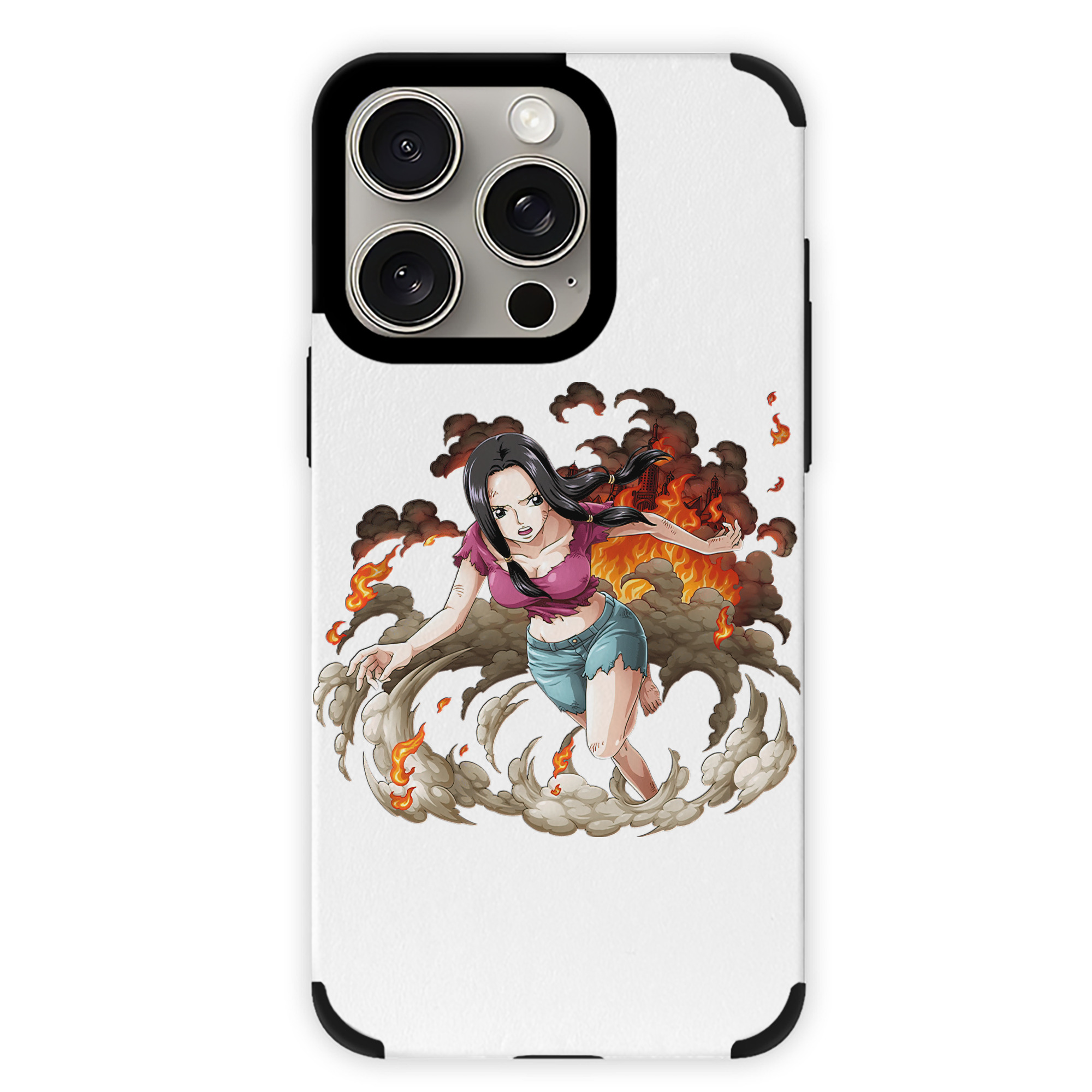 （画像用） ワンピース ニコ・ロビン ONE PIECE Nico Robin 【iPhone15ProMax対応】 PUレザー スマホケース 耐衝撃＆黄変防止
