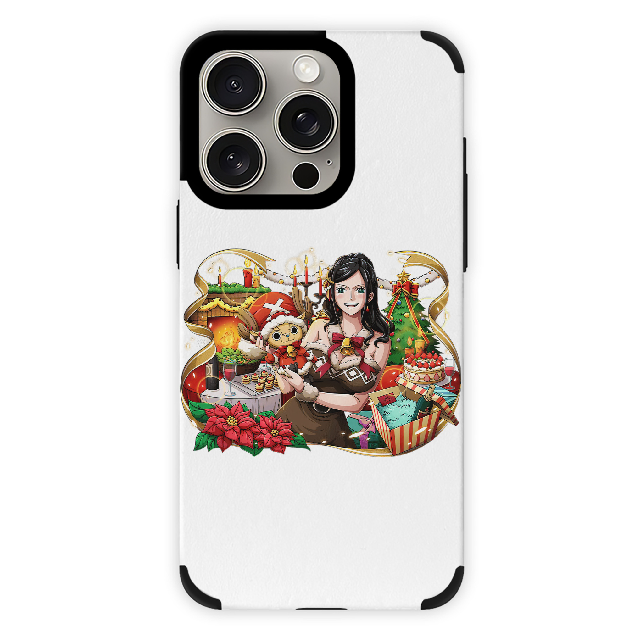 （画像用） ワンピース ニコ・ロビン ONE PIECE Nico Robin 【iPhone15ProMax対応】 PUレザー スマホケース 耐衝撃＆黄変防止