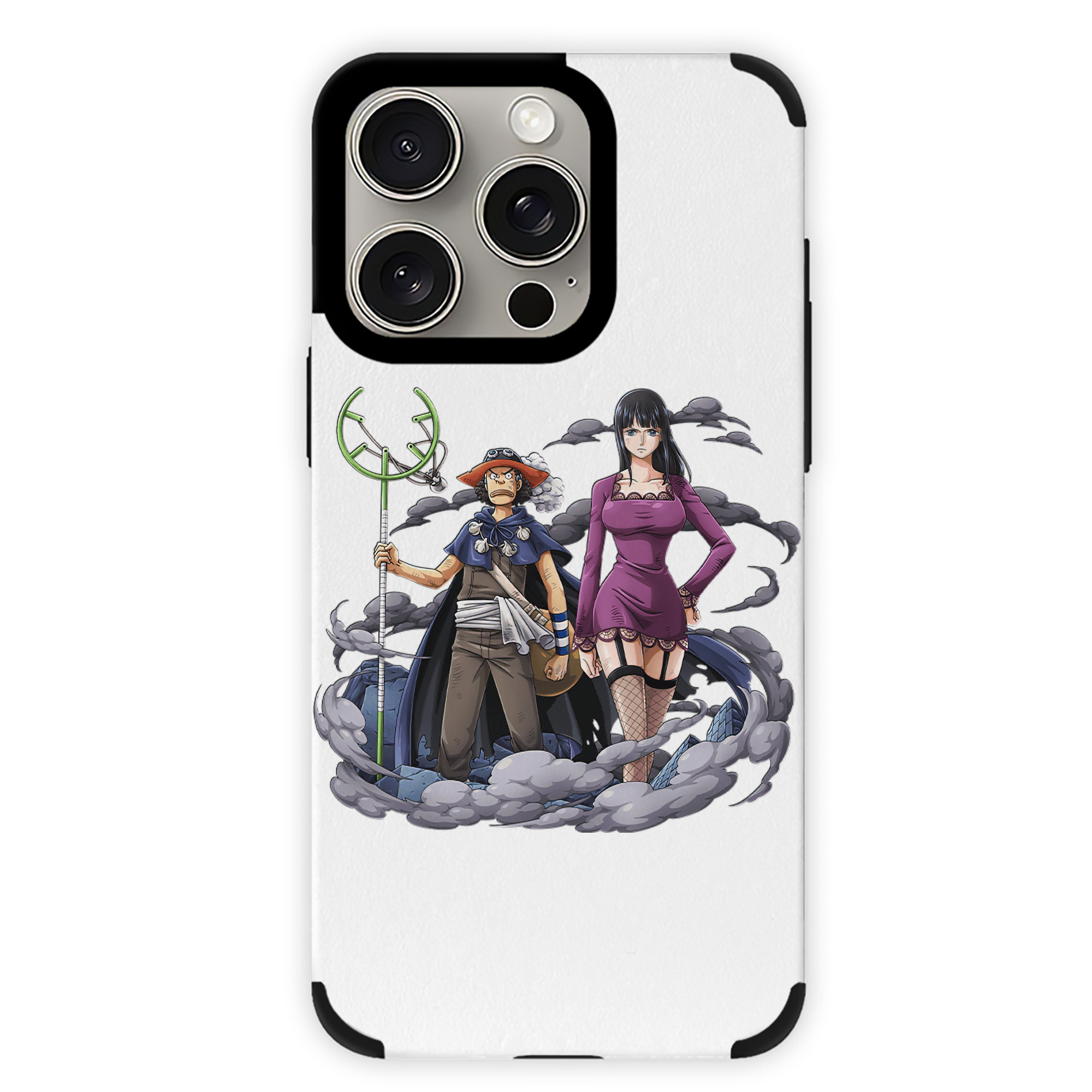 （画像用） ワンピース ニコ・ロビン ONE PIECE Nico Robin 【iPhone15ProMax対応】 PUレザー スマホケース 耐衝撃＆黄変防止