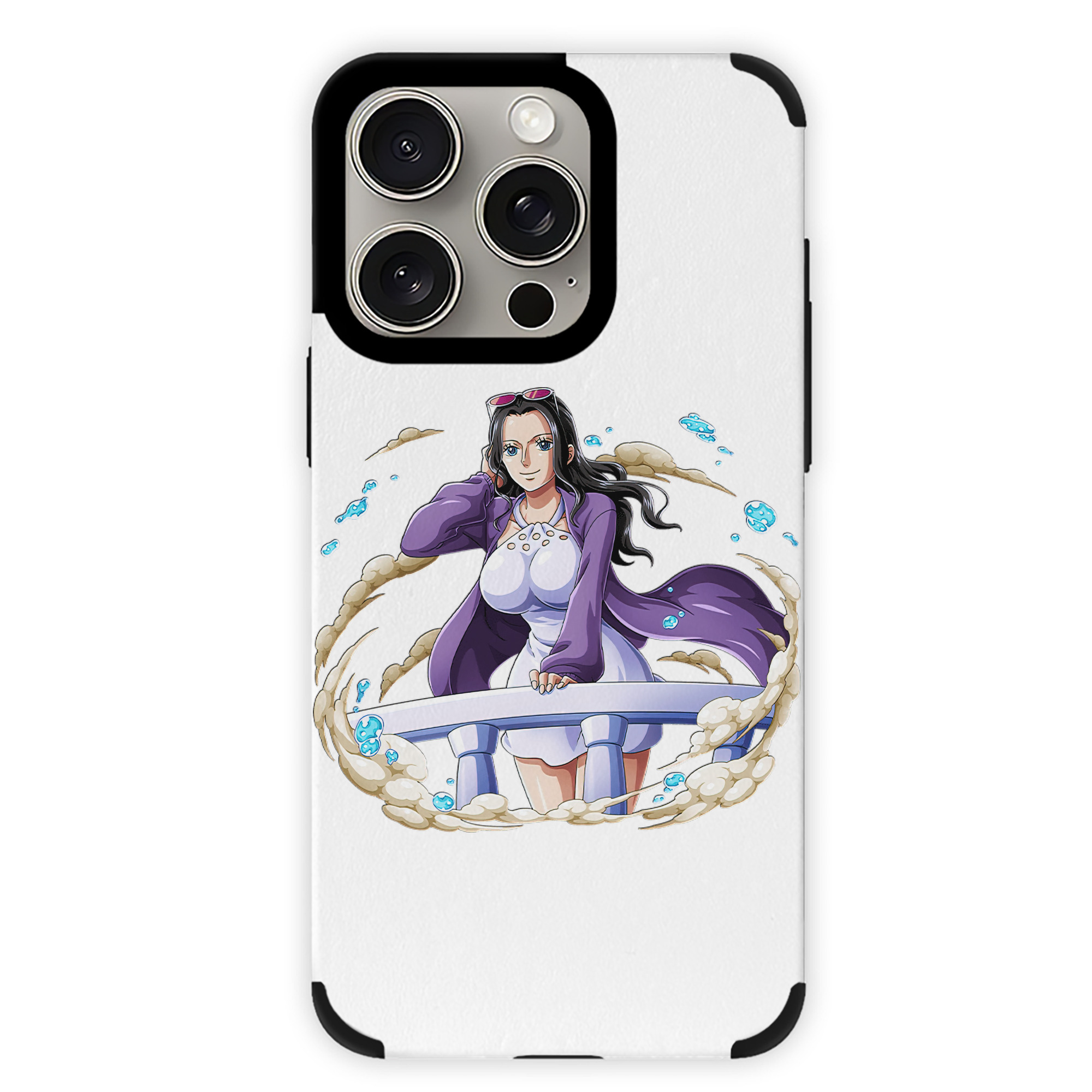 （画像用） ワンピース ニコ・ロビン ONE PIECE Nico Robin 【iPhone15ProMax対応】 PUレザー スマホケース 耐衝撃＆黄変防止