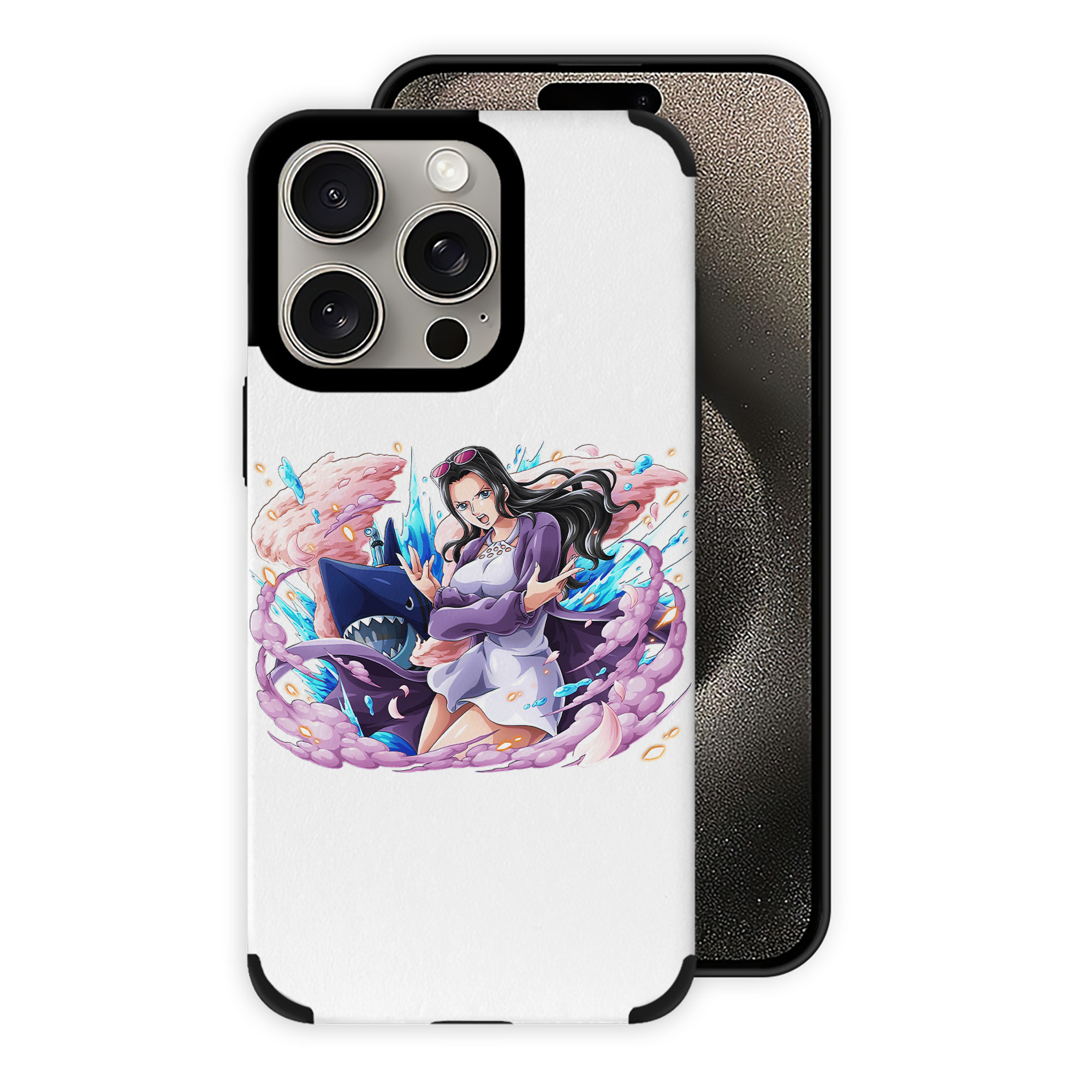 （画像用） ワンピース ニコ・ロビン ONE PIECE Nico Robin 【iPhone15ProMax対応】 PUレザー スマホケース 耐衝撃＆黄変防止