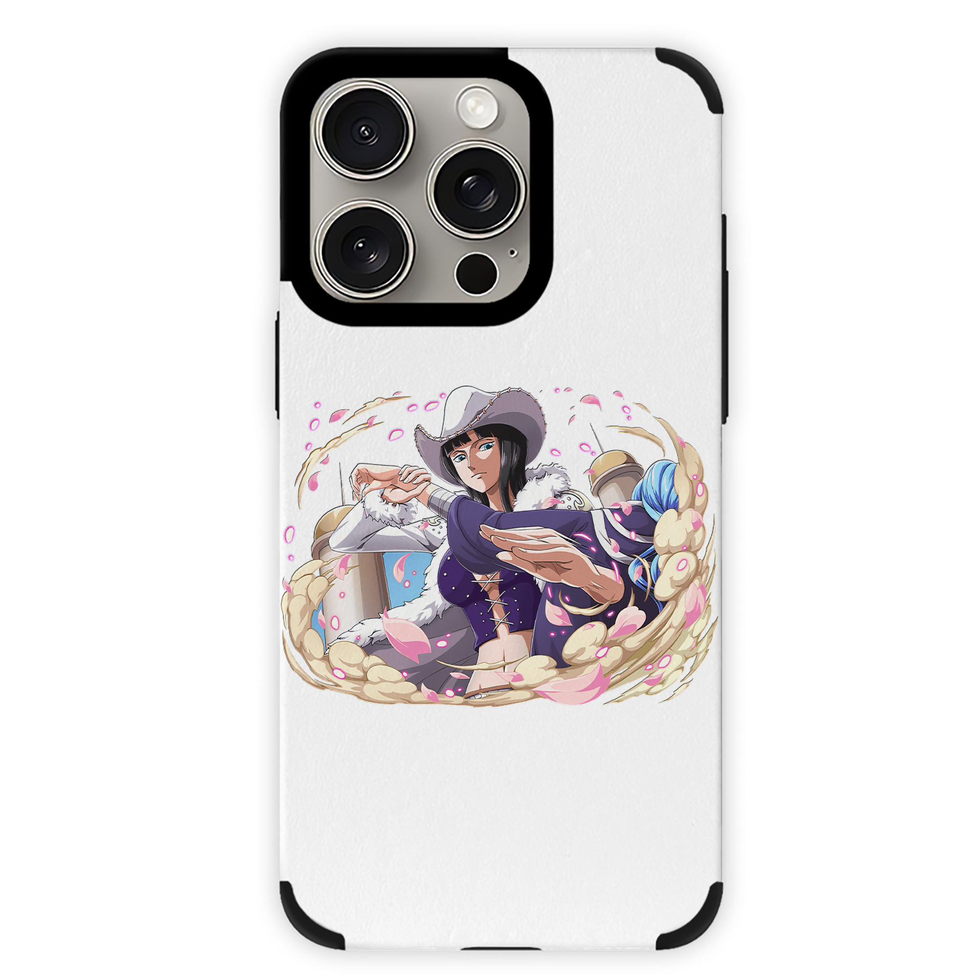 （画像用） ワンピース ニコ・ロビン ONE PIECE Nico Robin 【iPhone15ProMax対応】 PUレザー スマホケース 耐衝撃＆黄変防止
